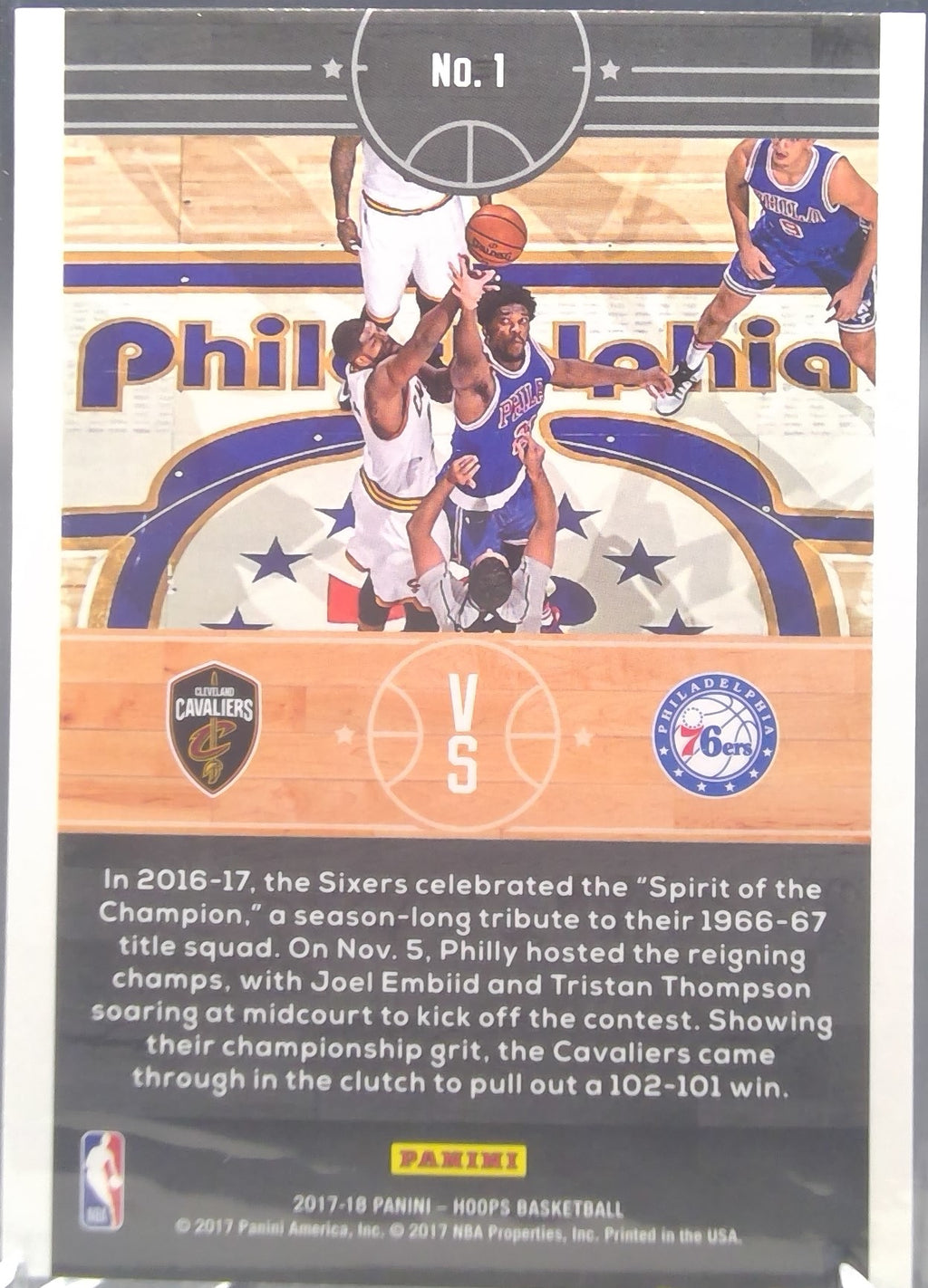 Cleveland Cavaliers Vs Philadelphia 76ers #1