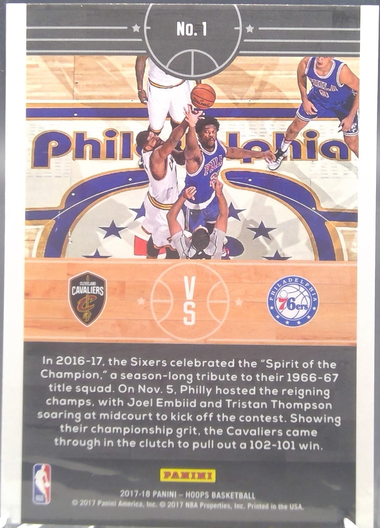 Cleveland Cavaliers Vs Philadelphia 76ers #1