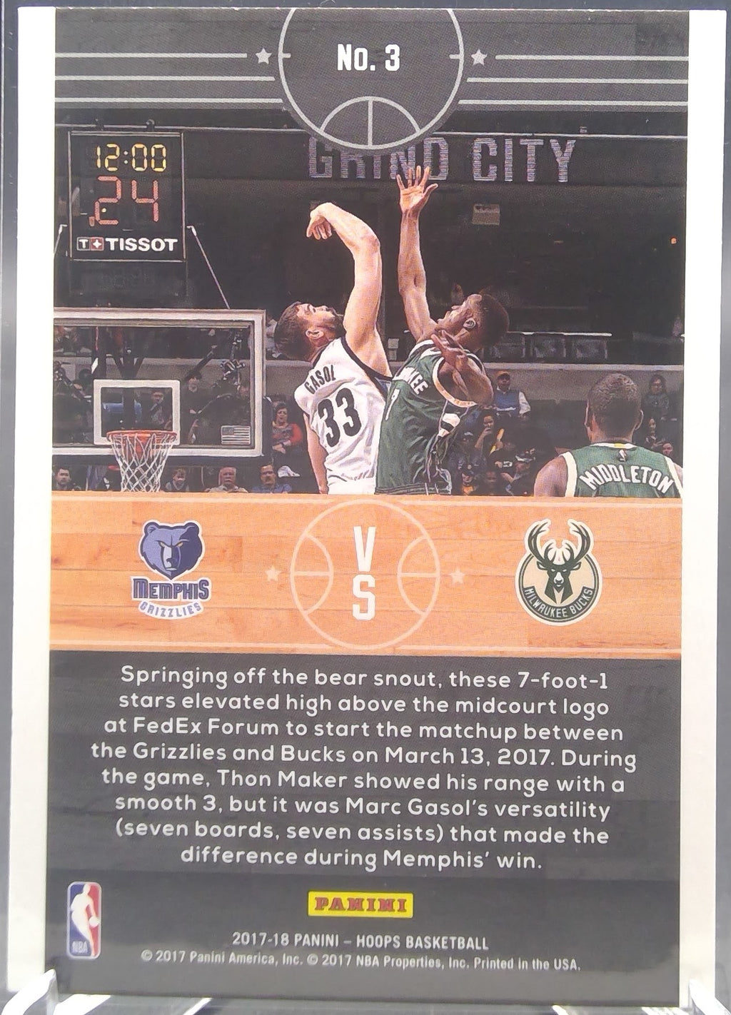 Memphis Grizzlies Vs Milwaukee Bucks #3