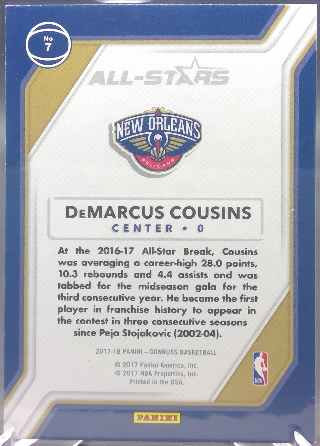DeMarcus Cousins #7