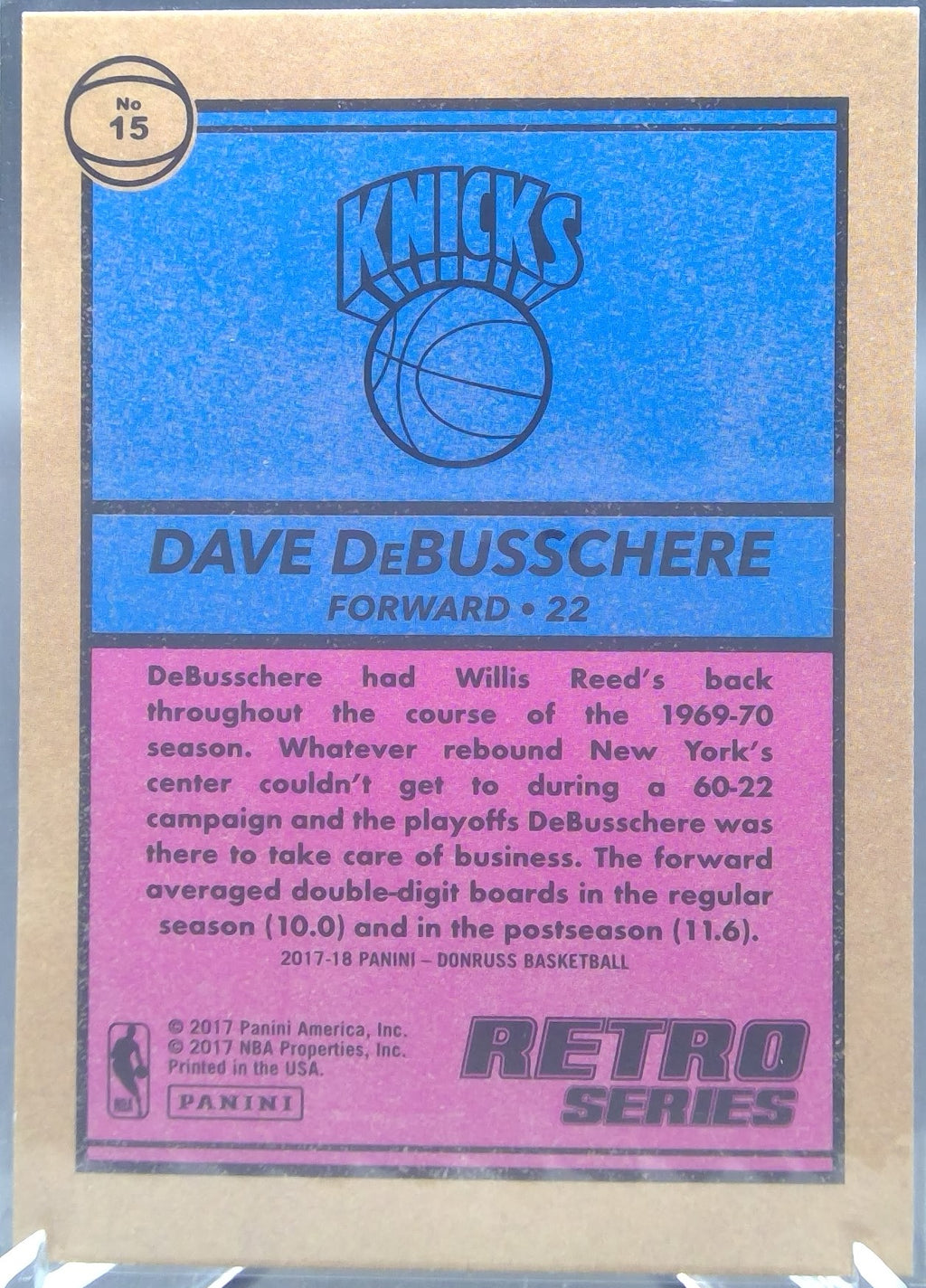 Dave DeBusschere #15