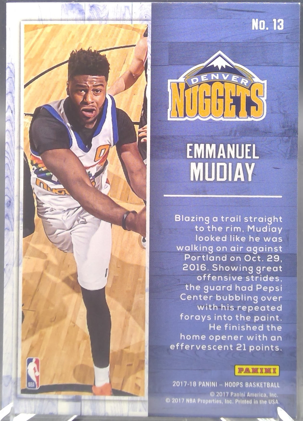 Emmanuel Mudiay #13
