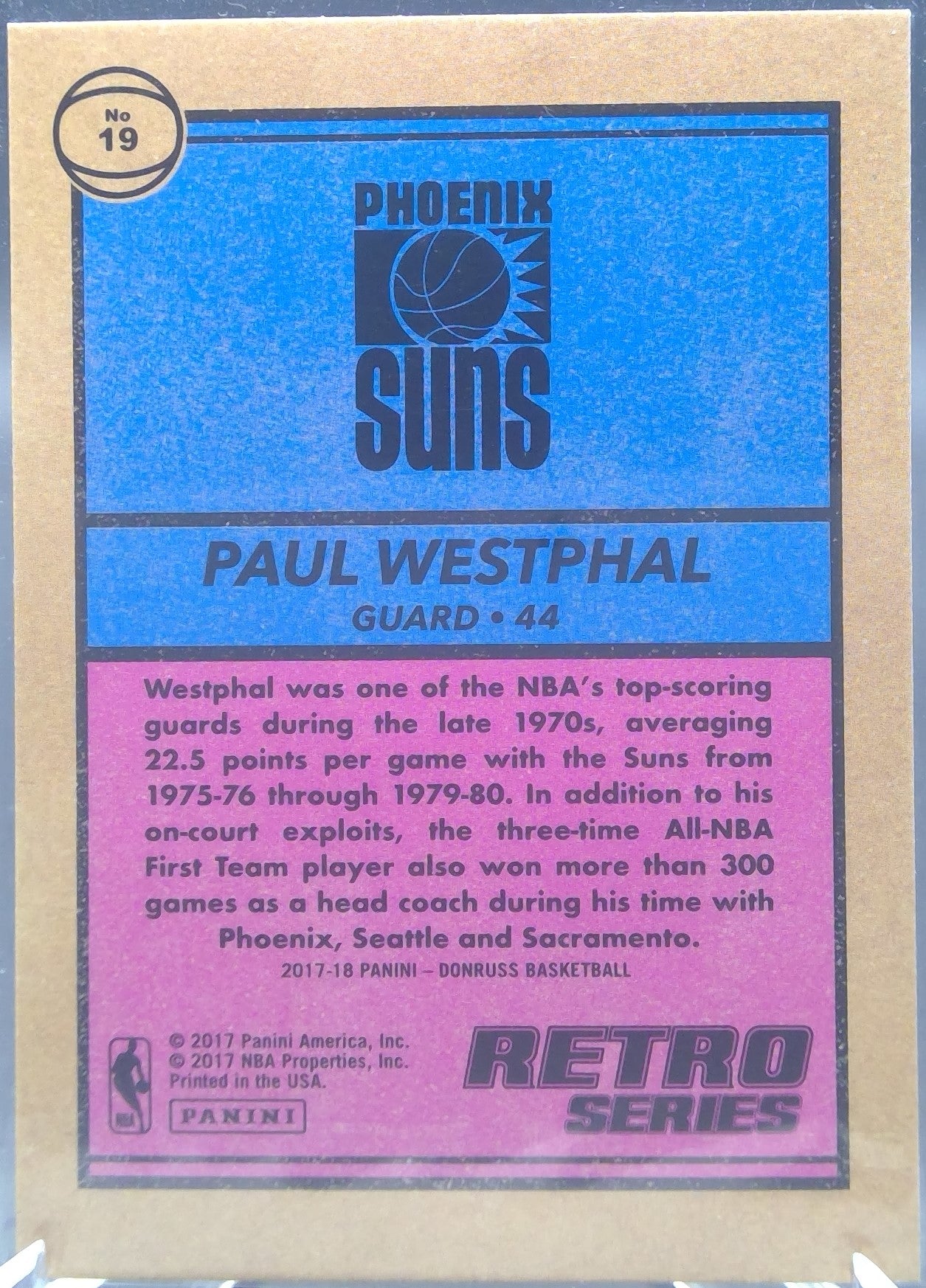 Paul Westphal #19