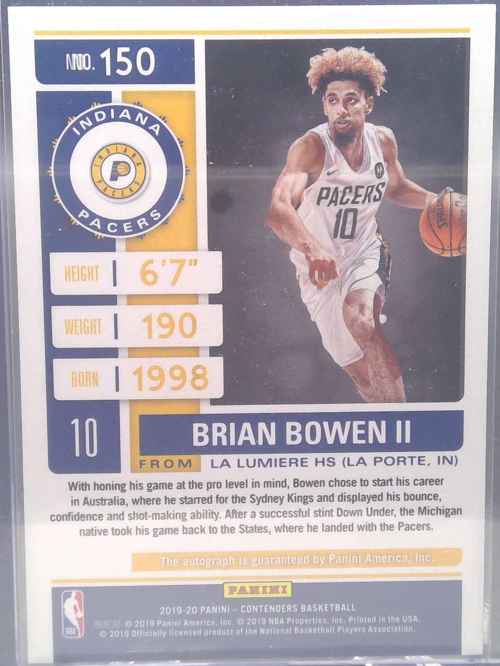 Brian Bowen II #150