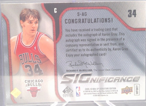Aaron Gray #S-AG