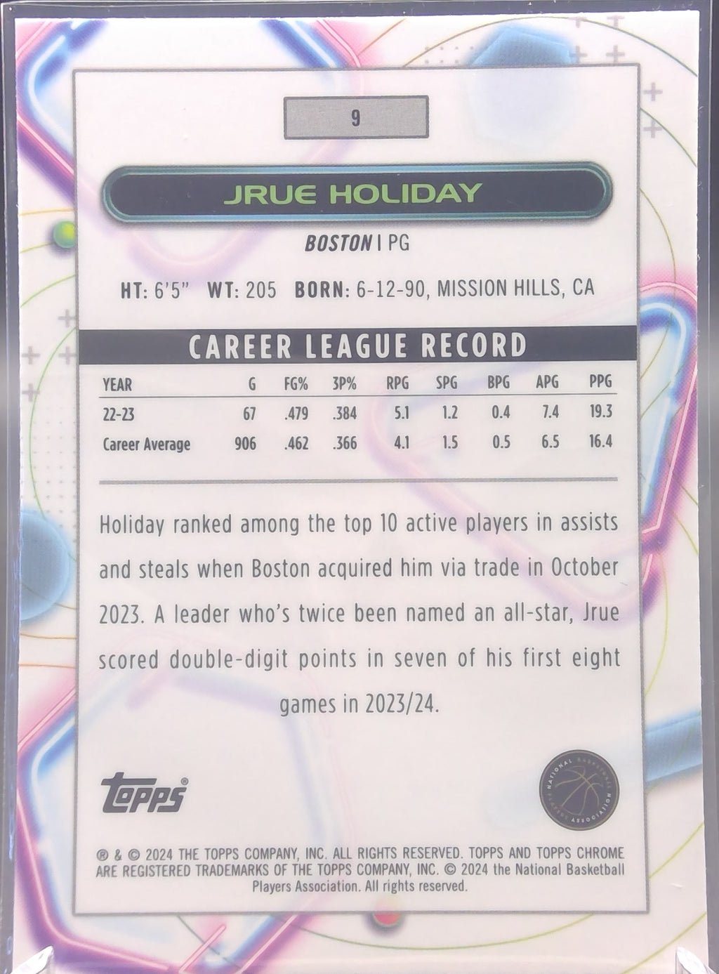 Jrue Holiday #9