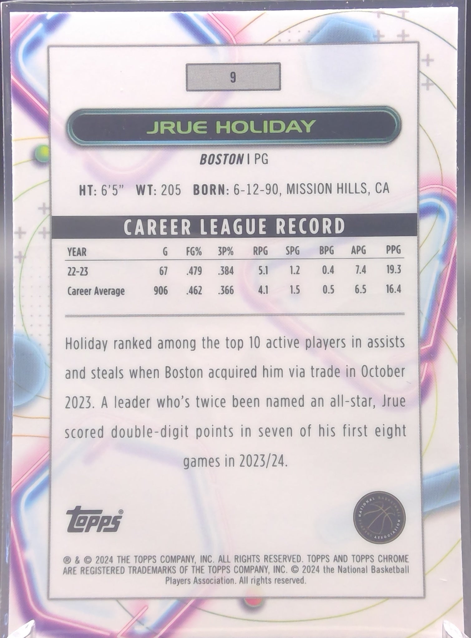 Jrue Holiday #9