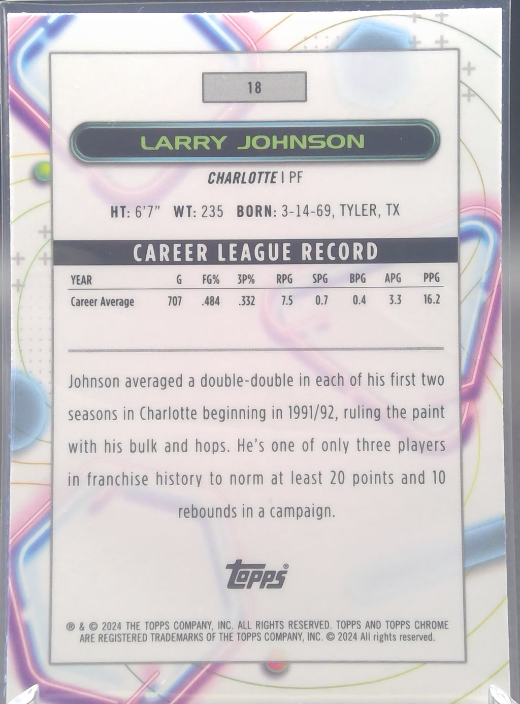 Larry Johnson #18