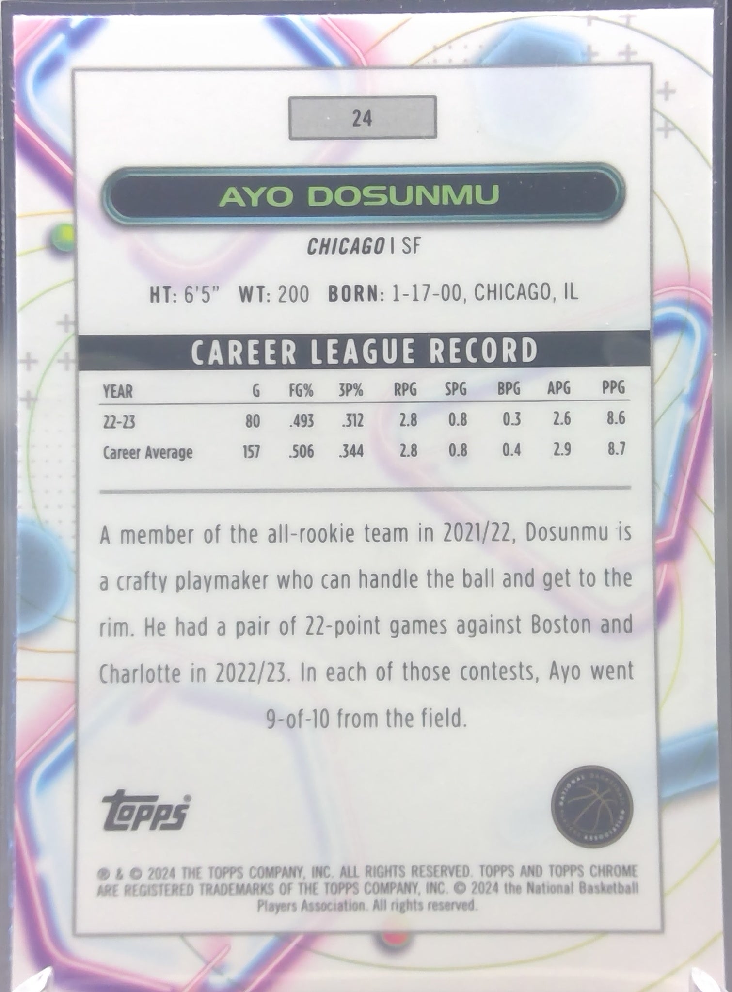 Ayo Dosunmu #24