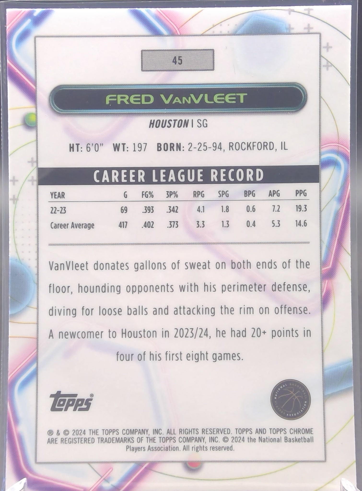 Fred VanVleet #45