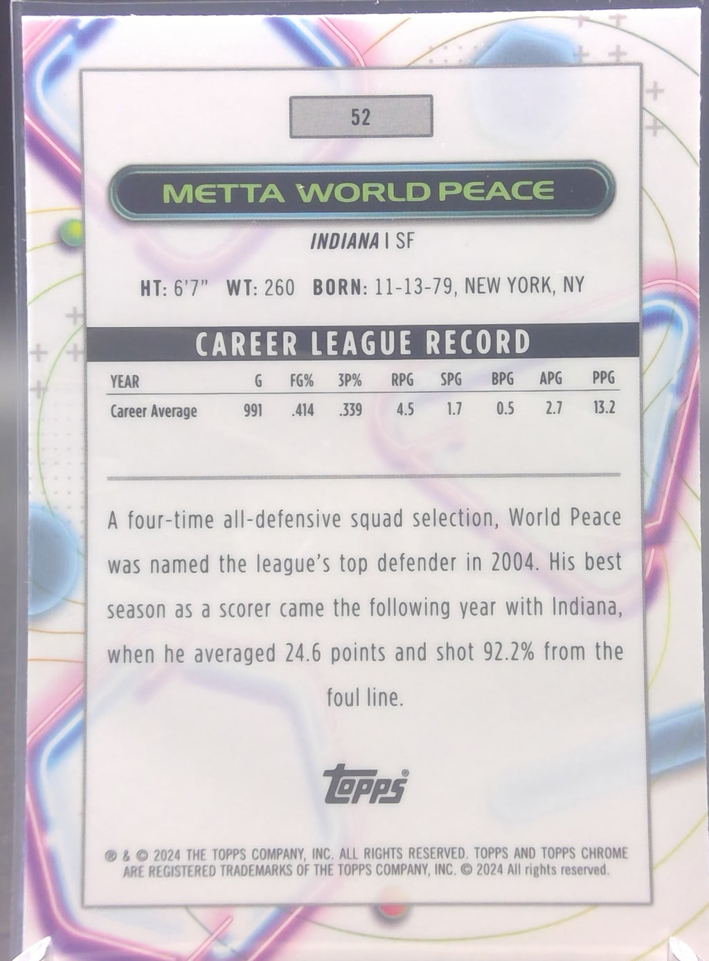 Metta World Peace #52