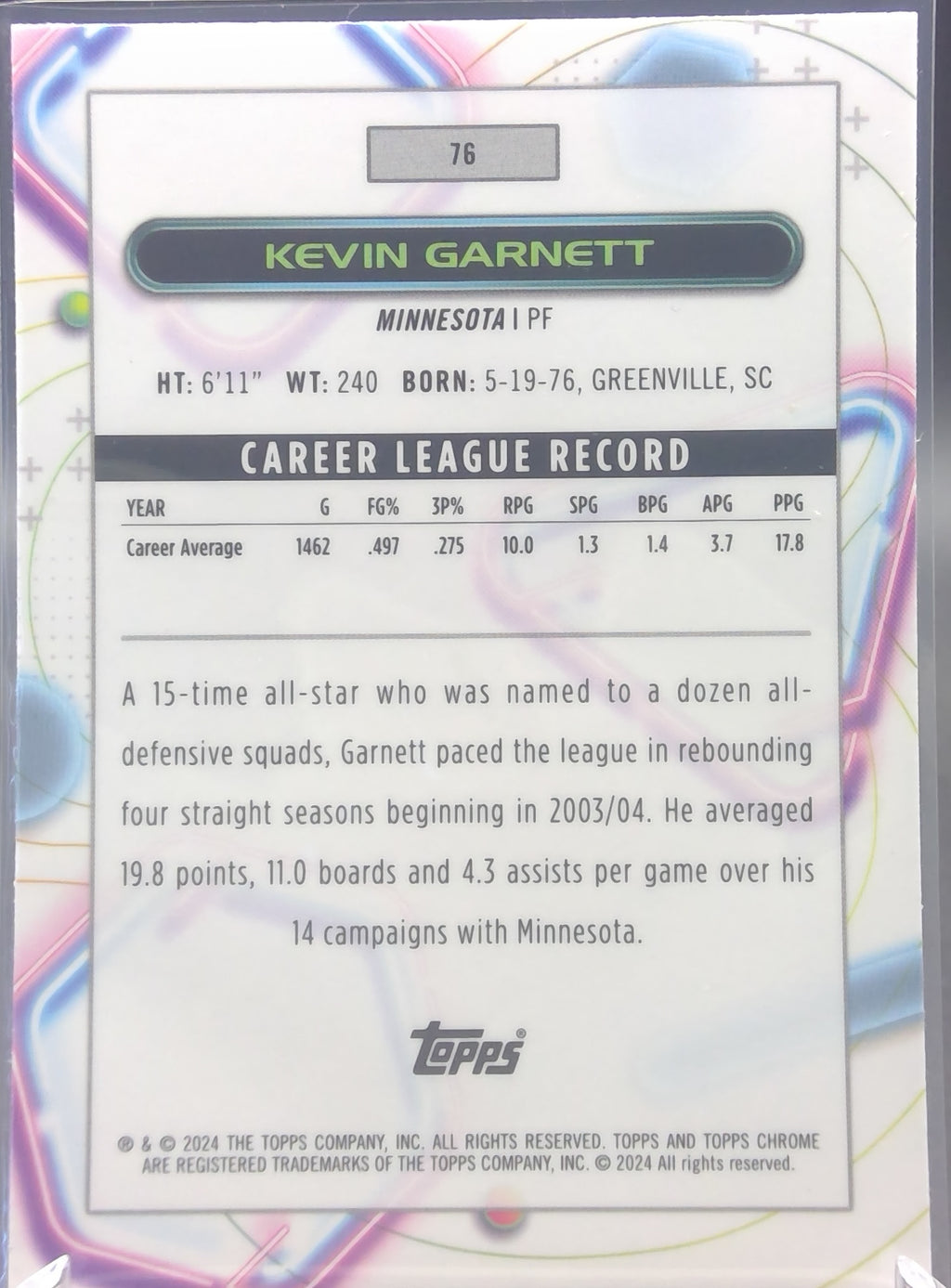 Kevin Garnett #76