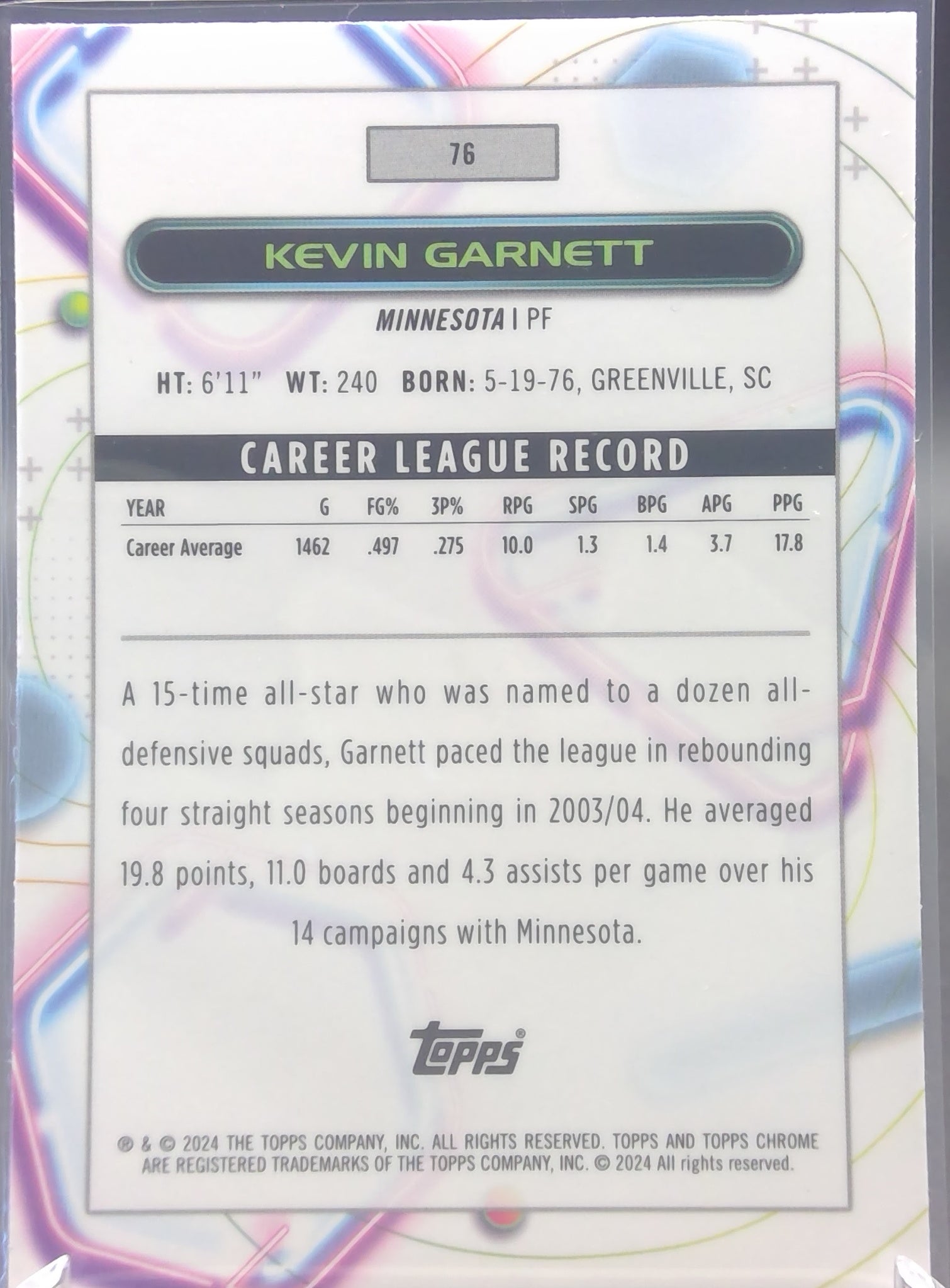 Kevin Garnett #76