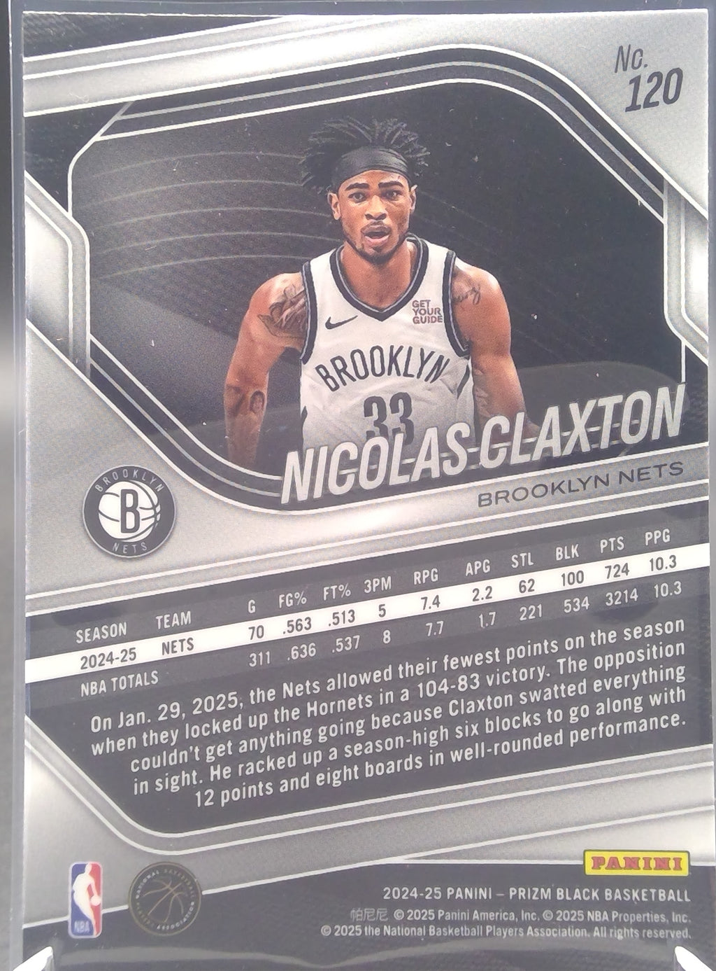 Nicolas Claxton #120