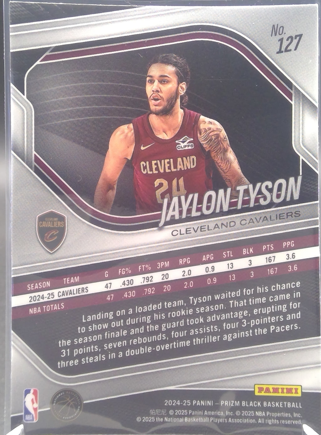 Jaylon Tyson #127