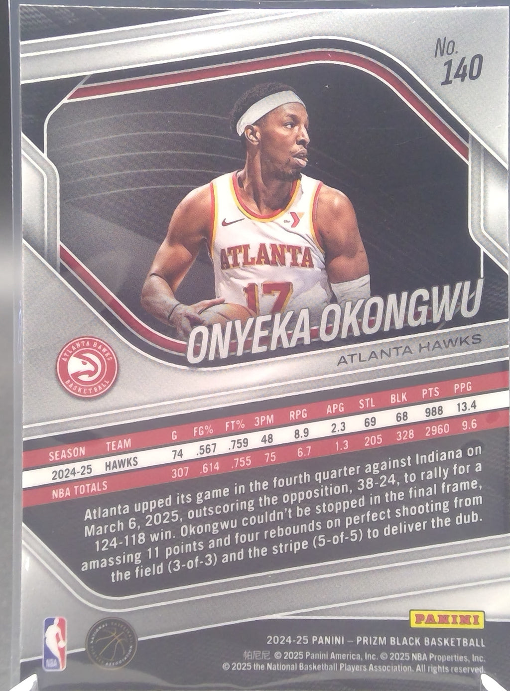 Onyeka Okongwu #140