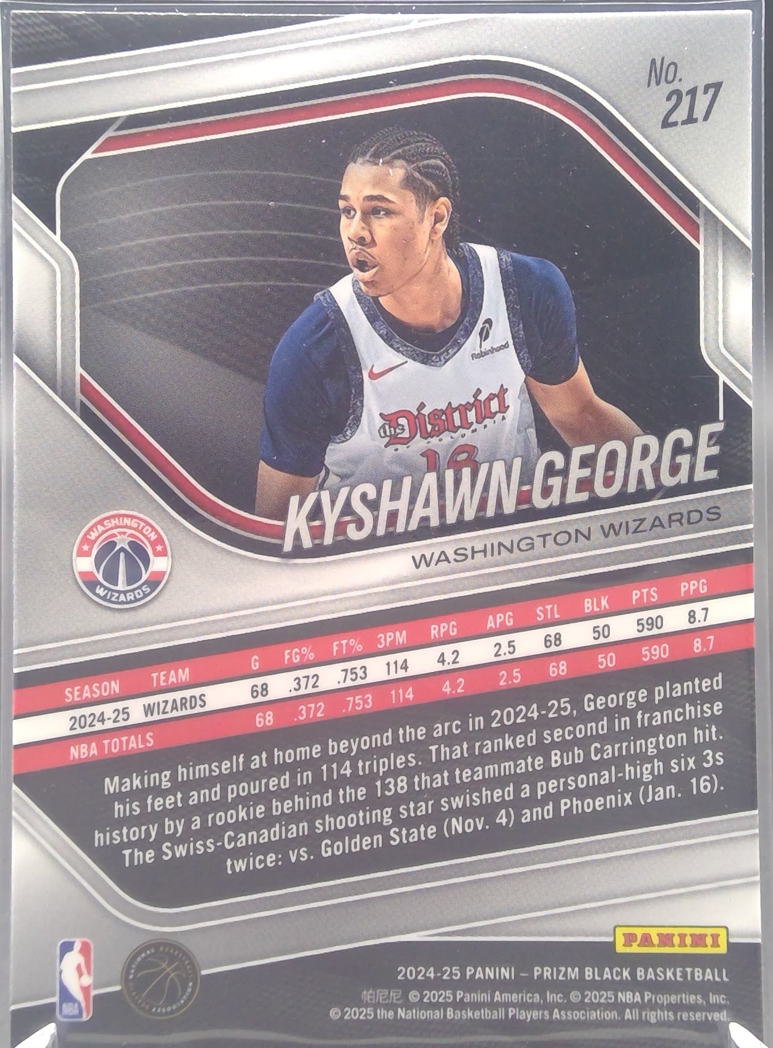 Kyshawn George #217