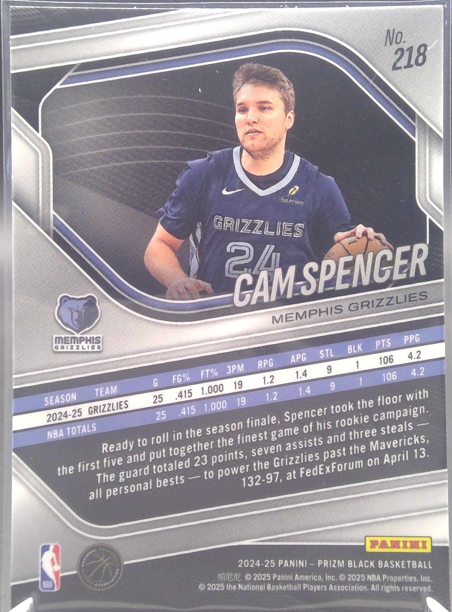 Cam Spencer #218