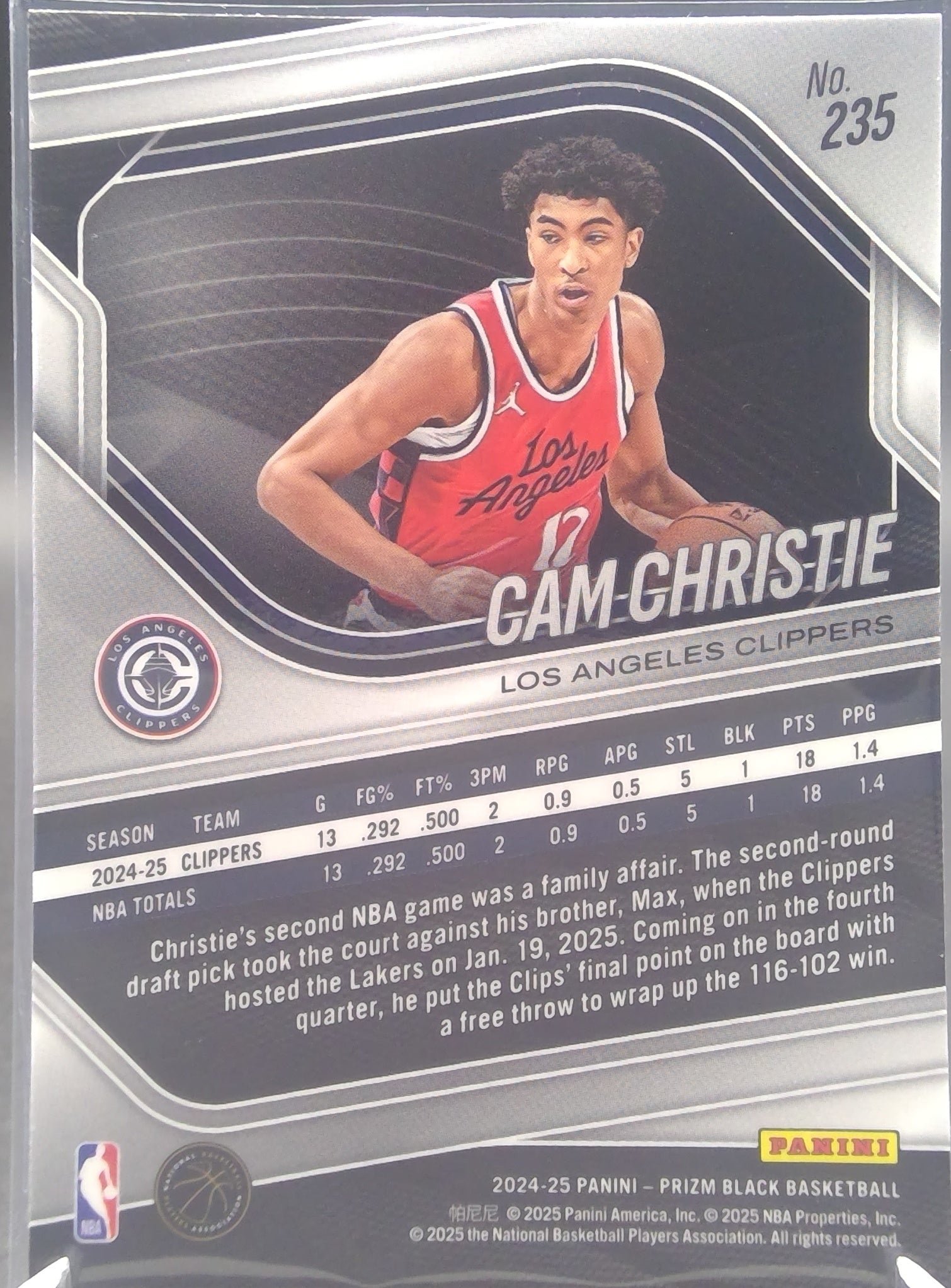 Cam Christie #235