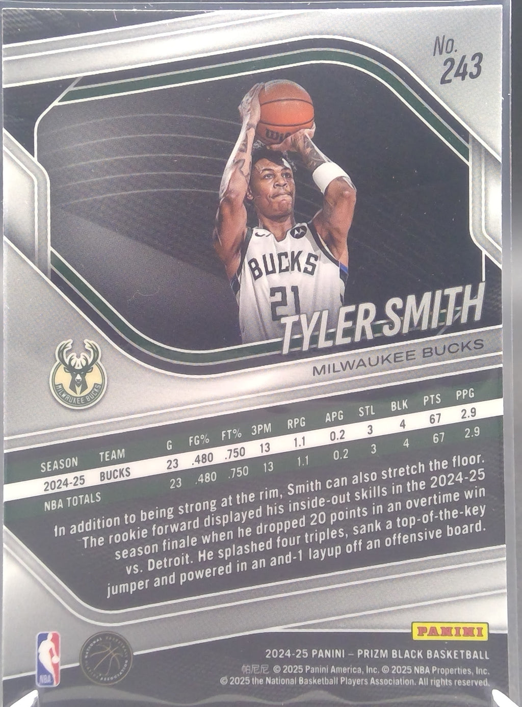 Tyler Smith #243