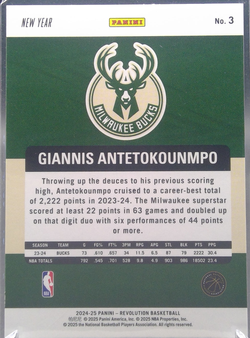 Giannis Antetokounmpo #3