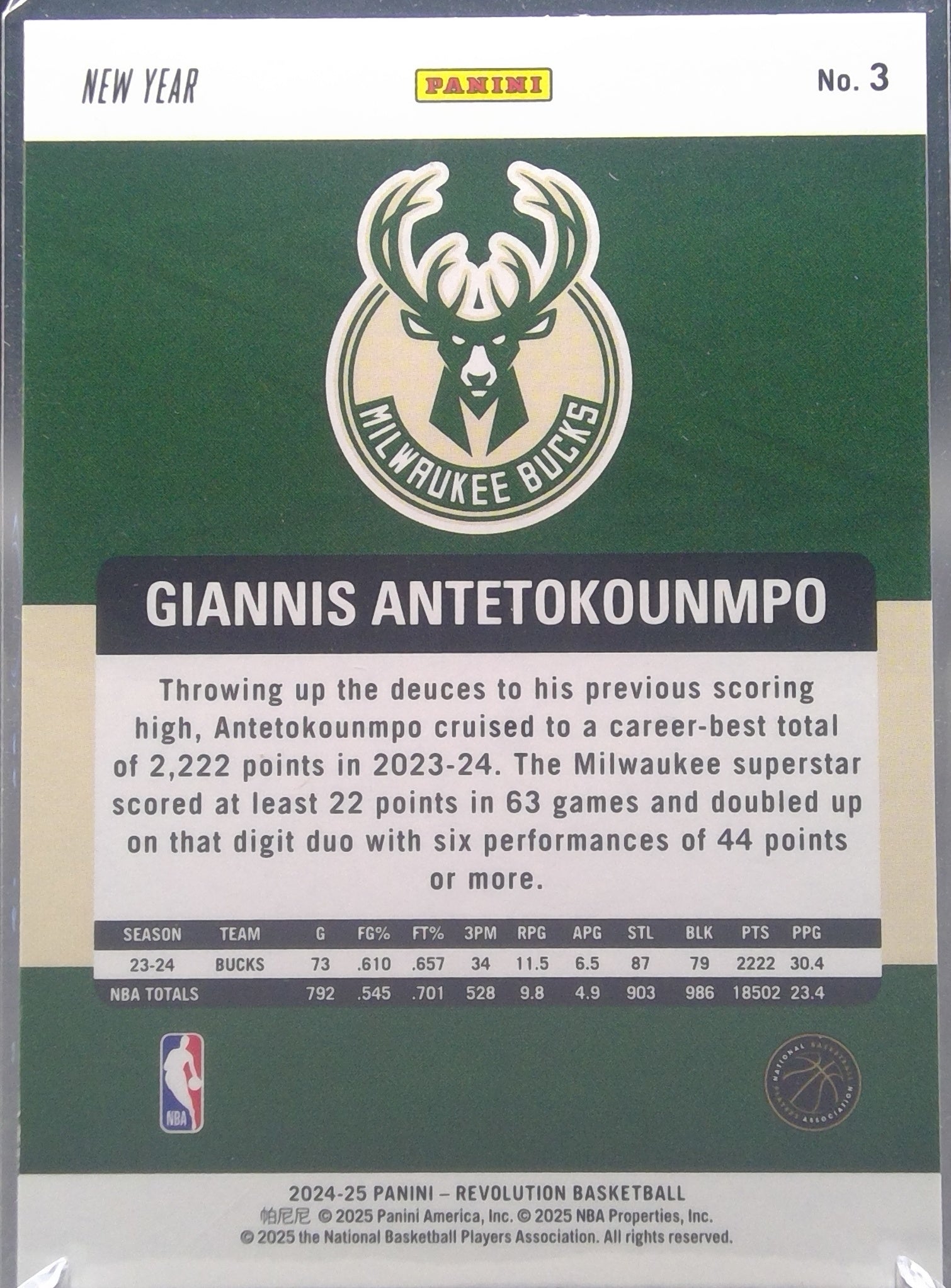 Giannis Antetokounmpo #3