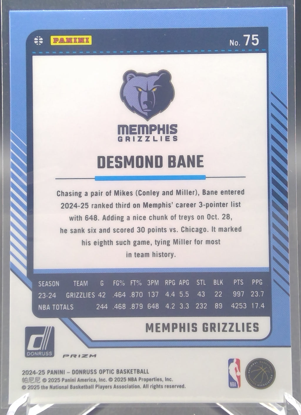 Desmond Bane #75