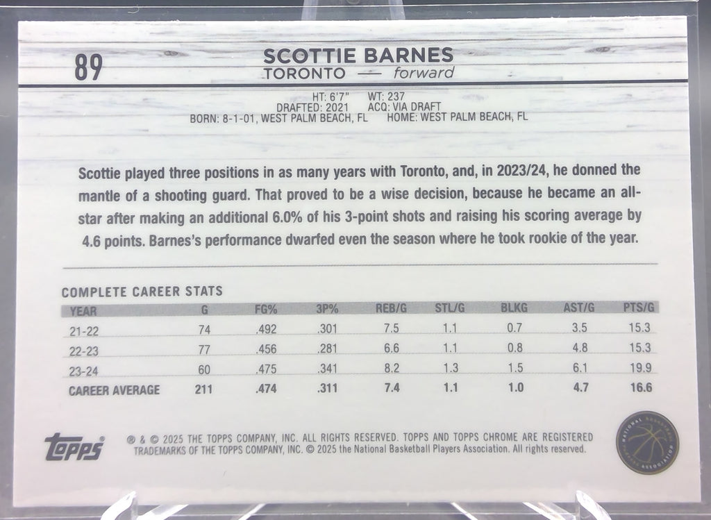 Scottie Barnes #89