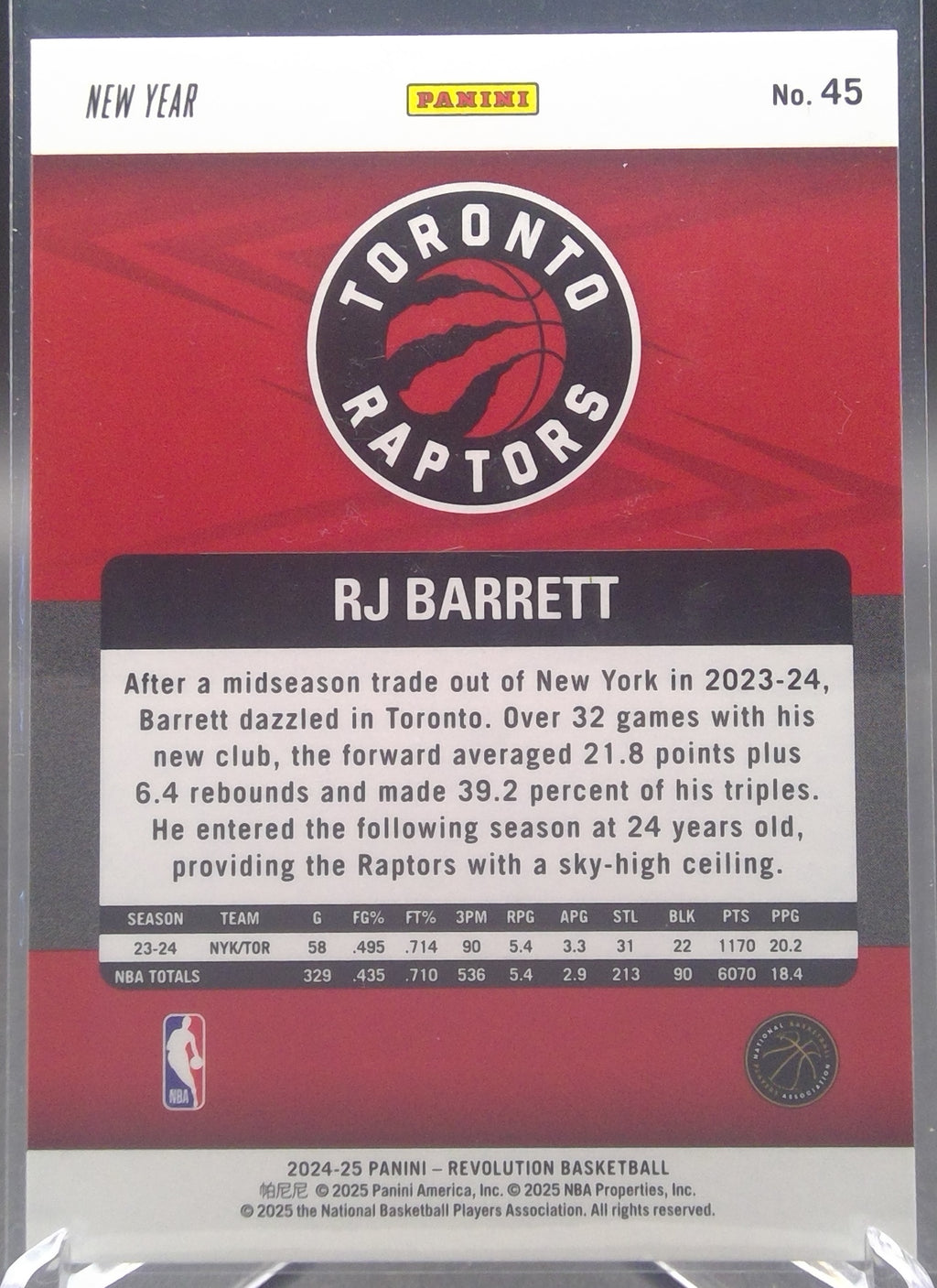 RJ Barrett #45