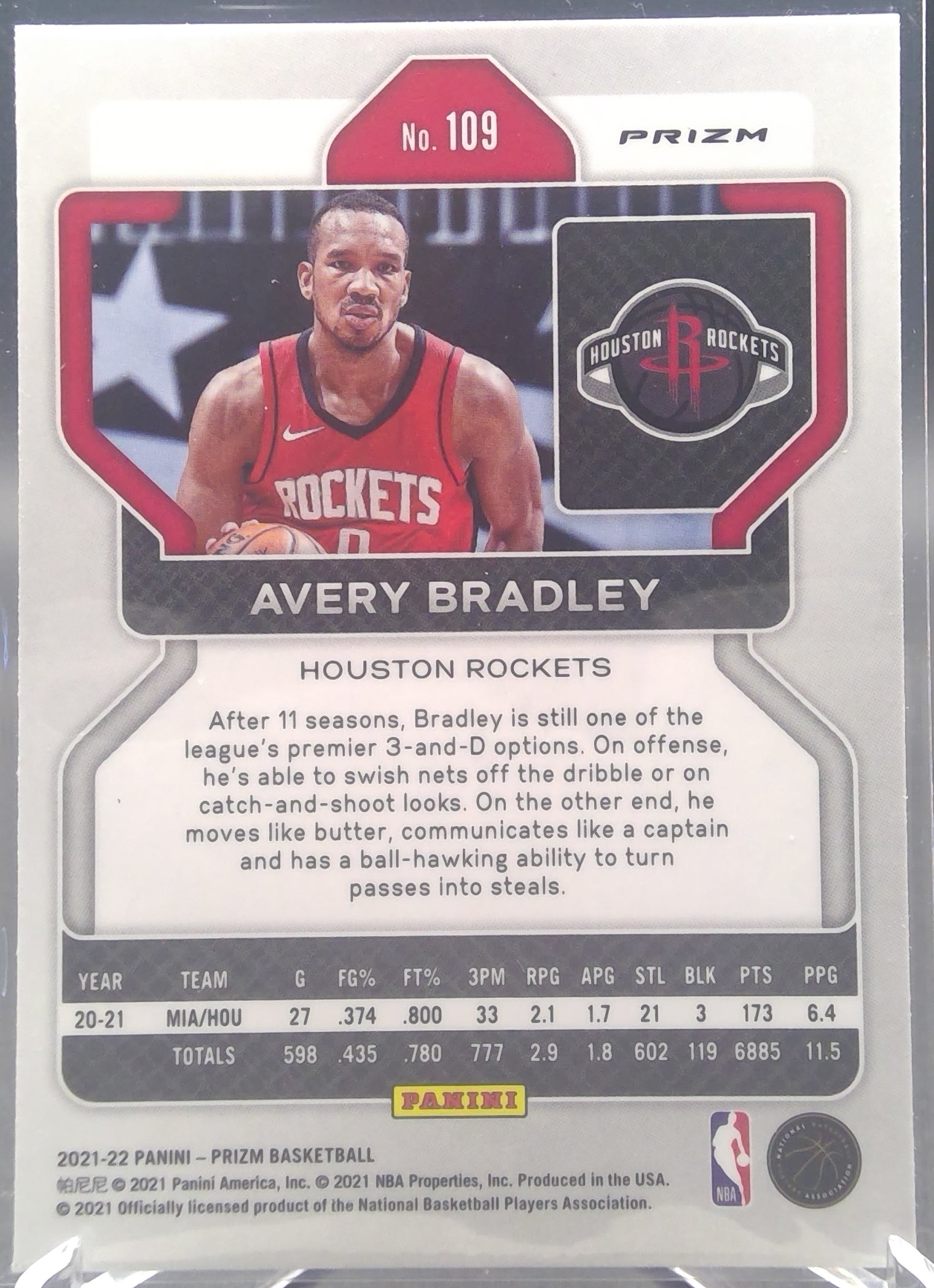 Avery Bradley #109