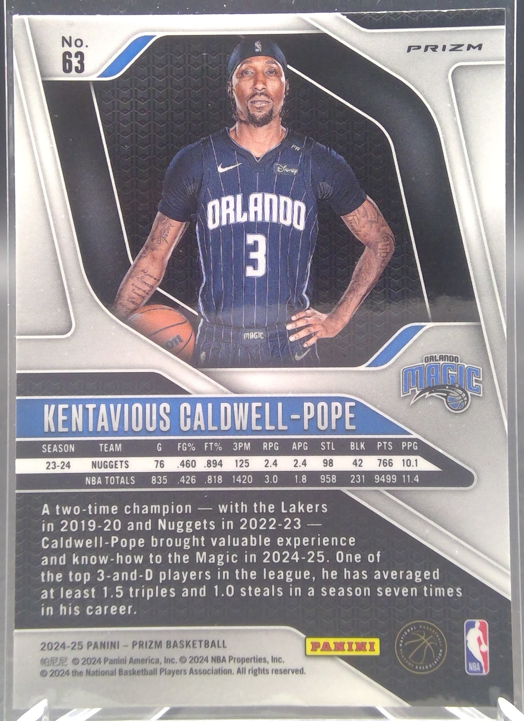 Kentavious Caldwell-Pope #63