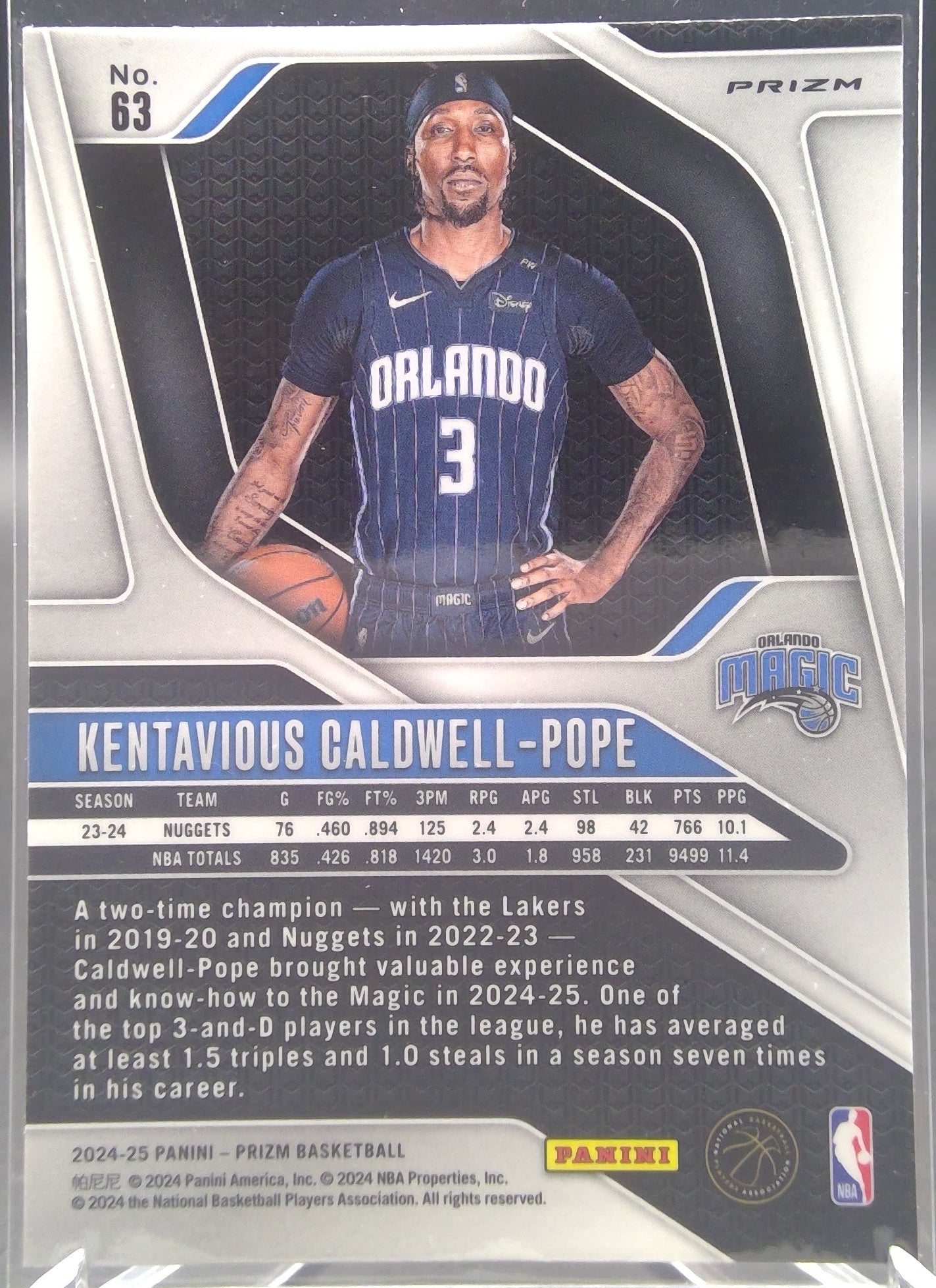 Kentavious Caldwell-Pope #63