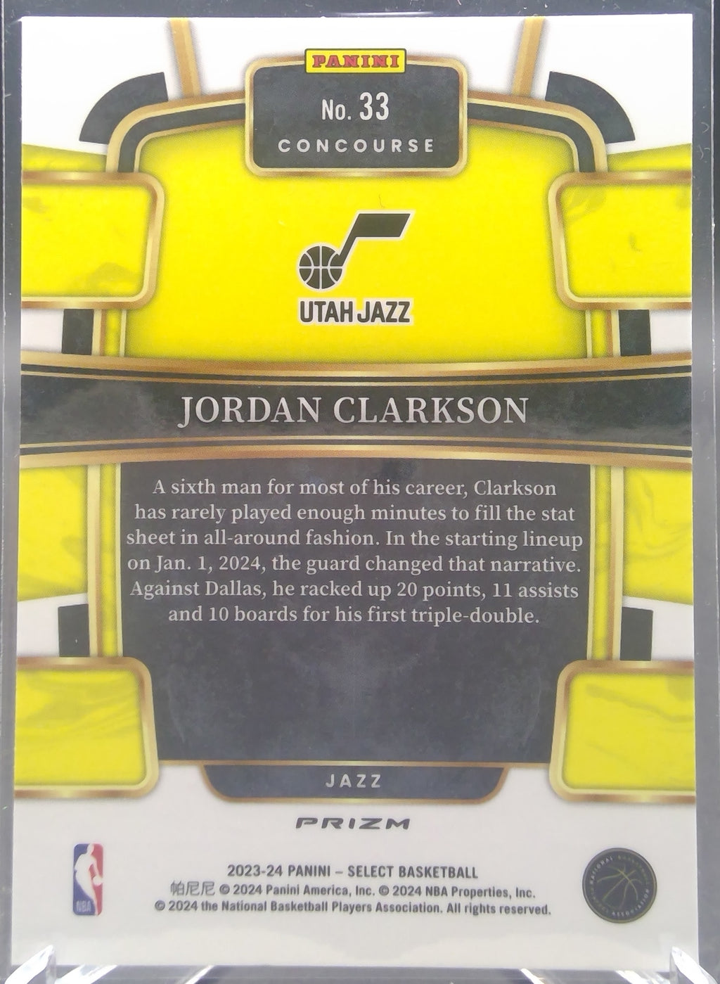Jordan Clarkson #33