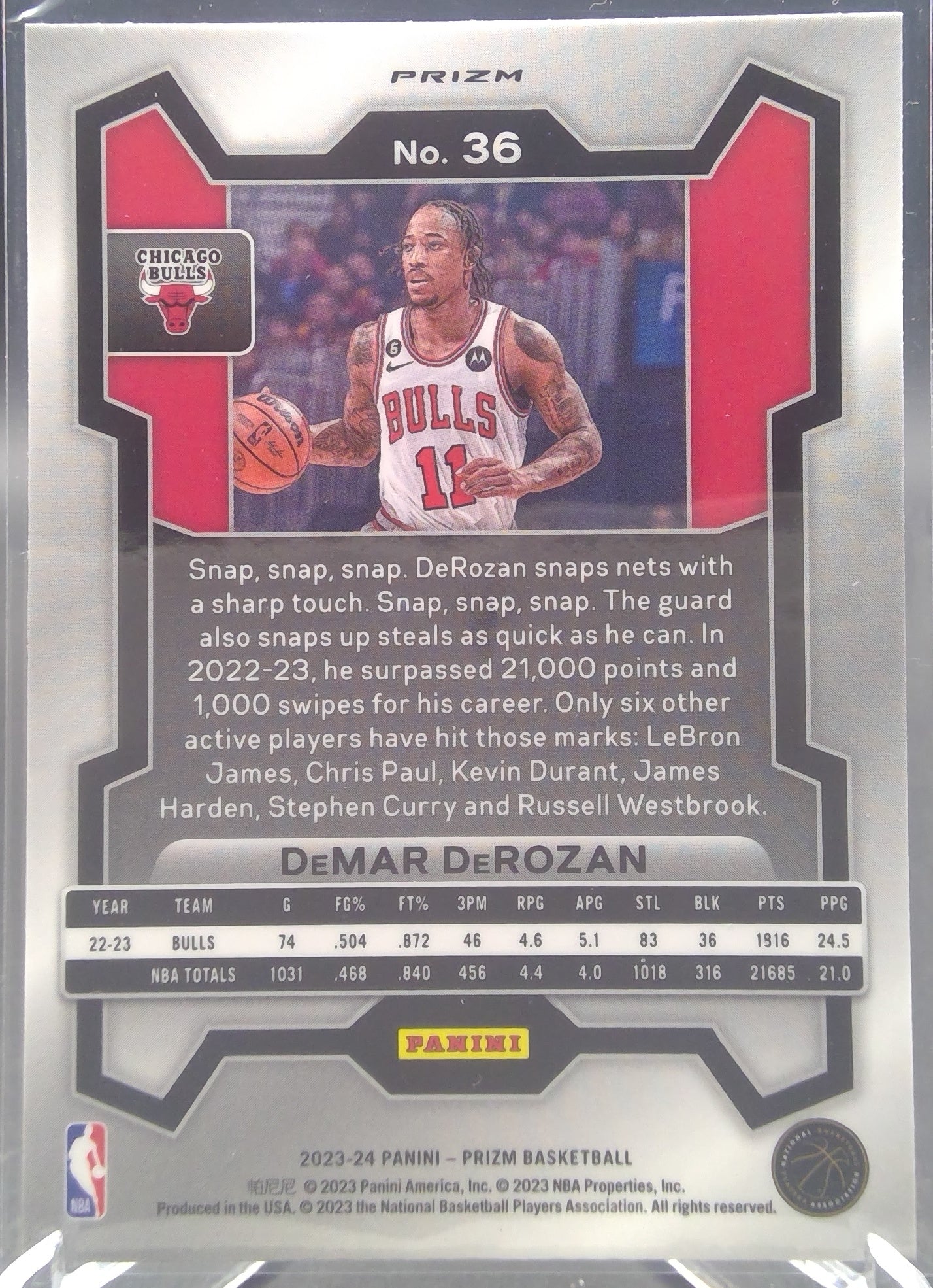 DeMar DeRozan #36