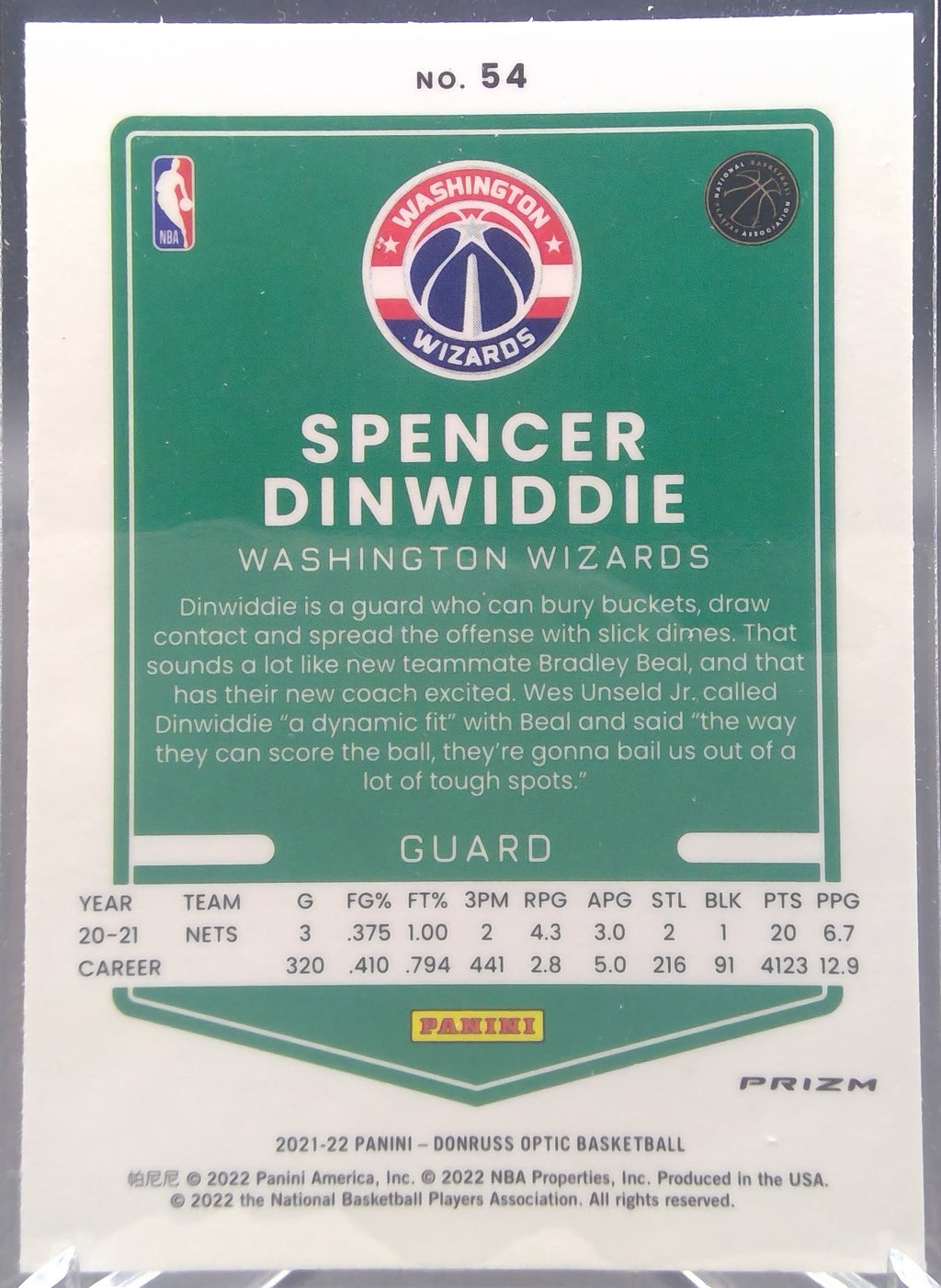 Spencer Dinwiddie #54