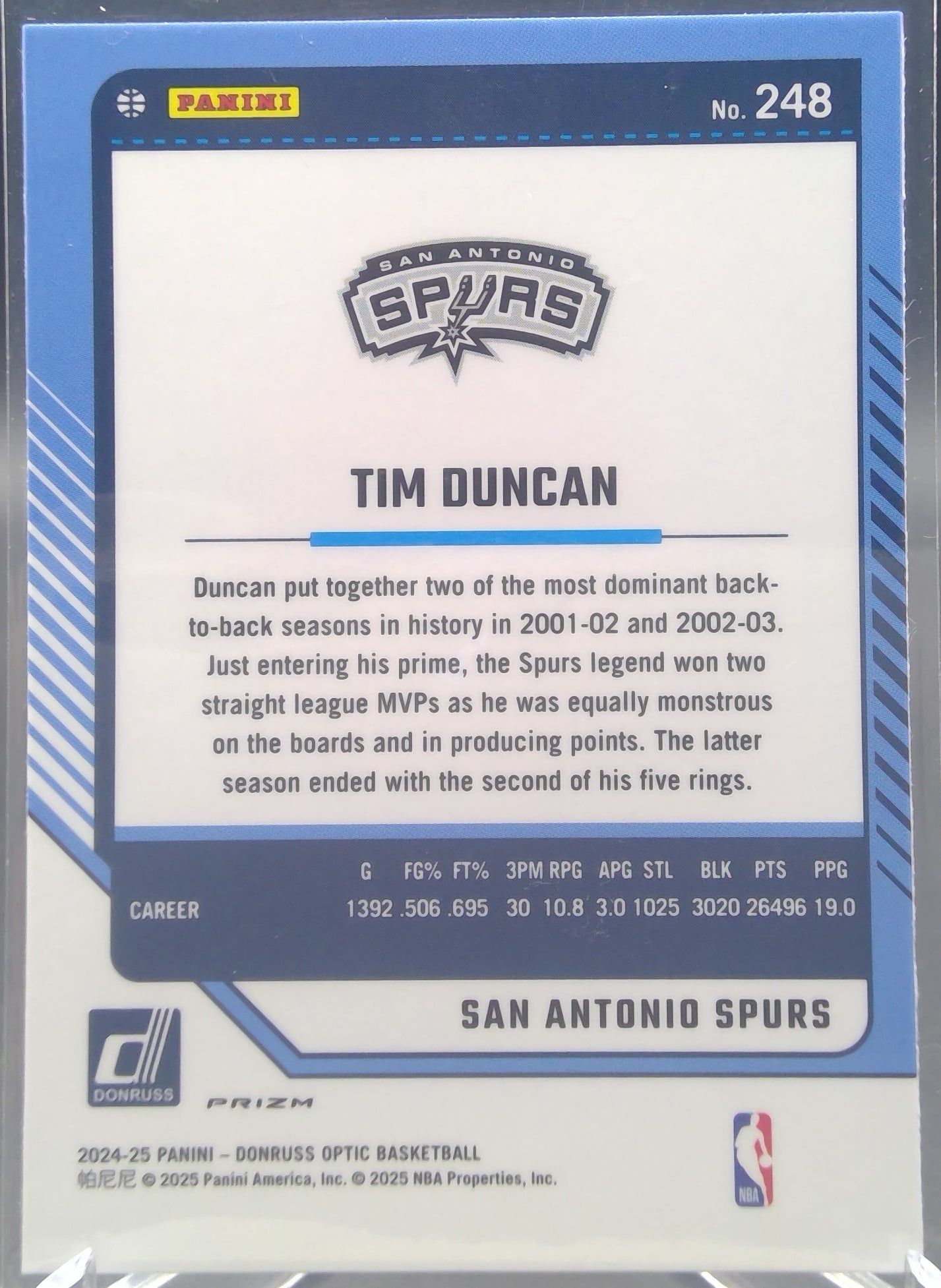 Tim Duncan #248