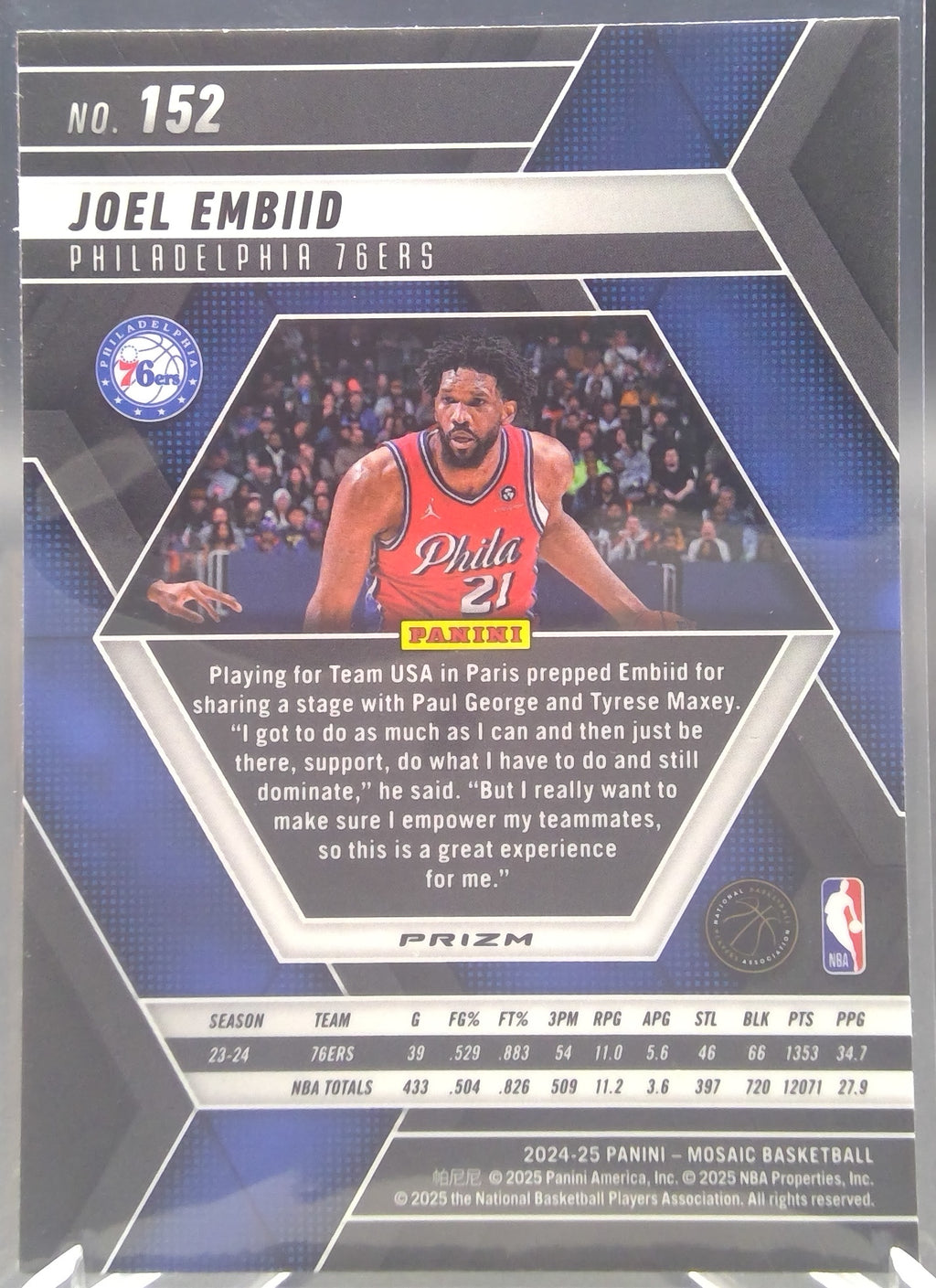 Joel Embiid #152