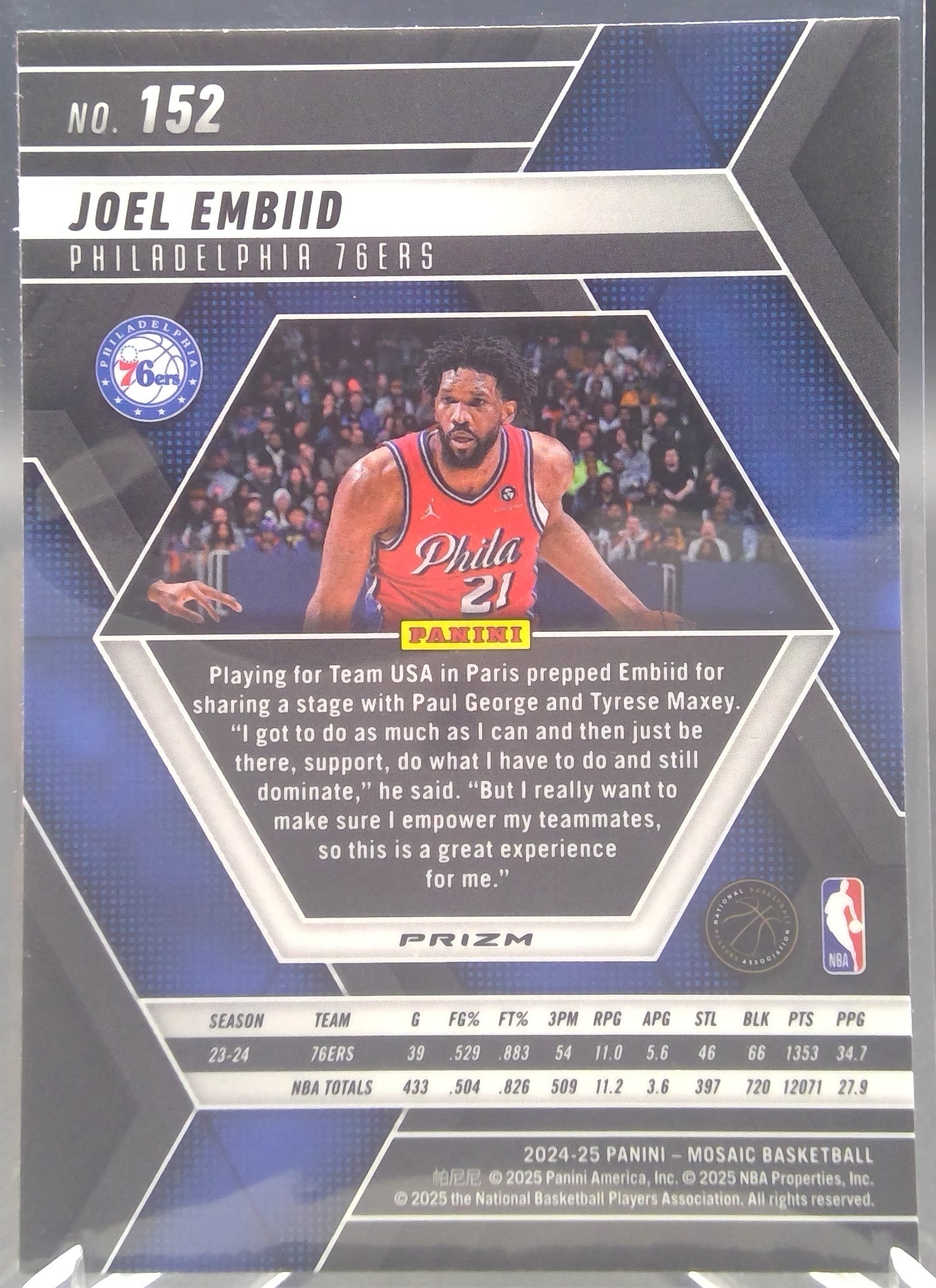 Joel Embiid #152