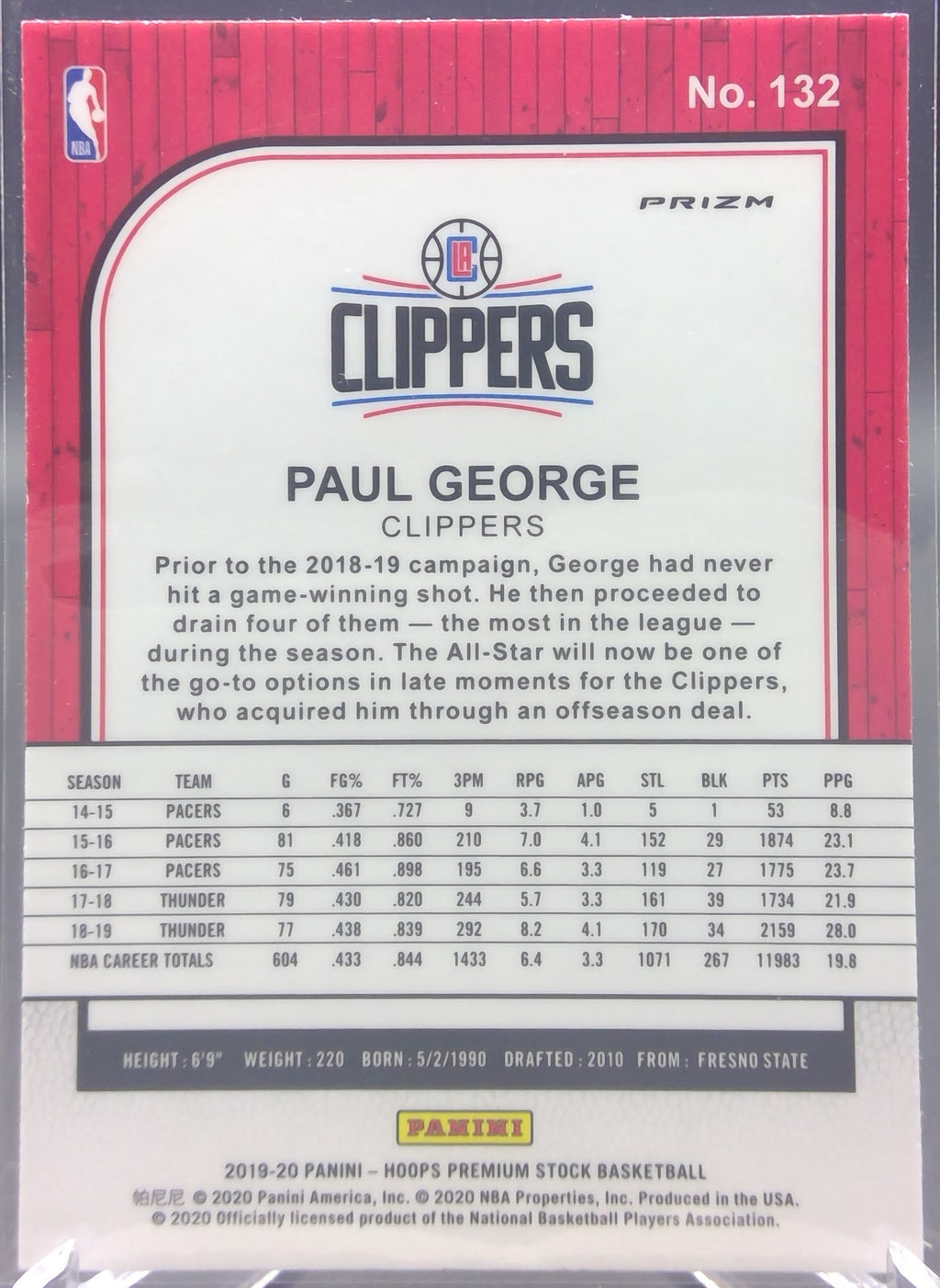 Paul George #132