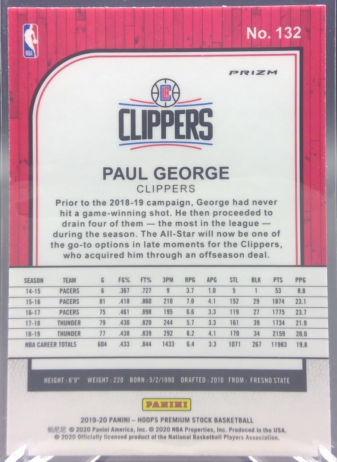 Paul George #132