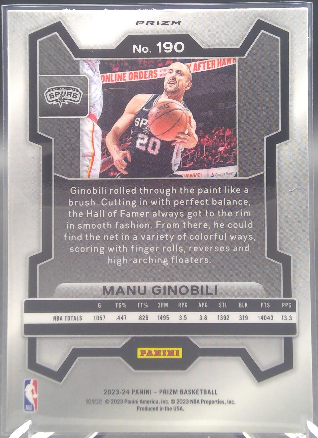 Manu Ginobili #190