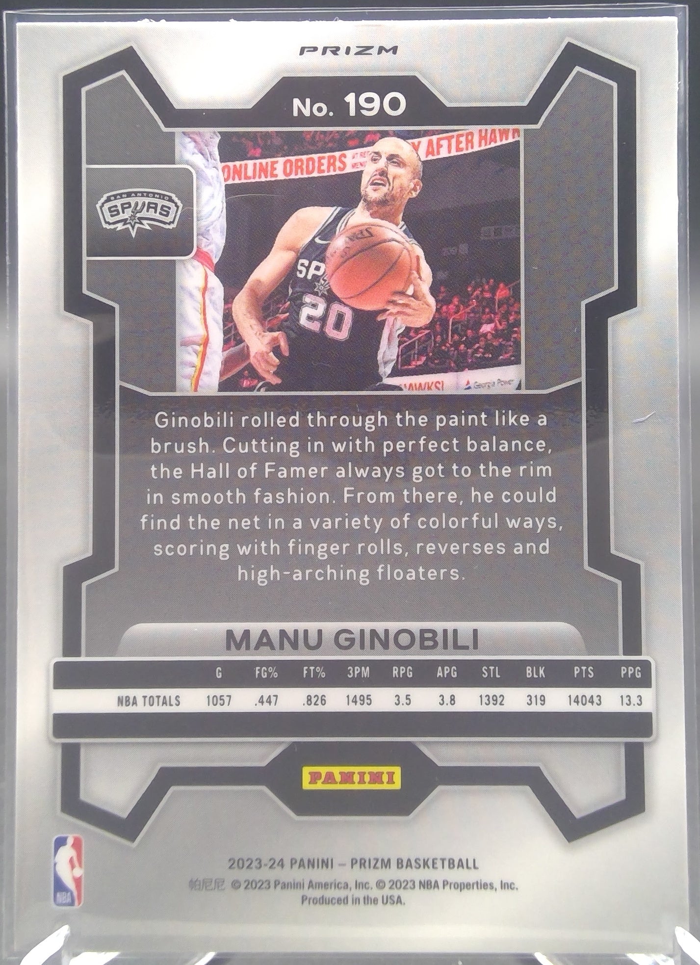 Manu Ginobili #190