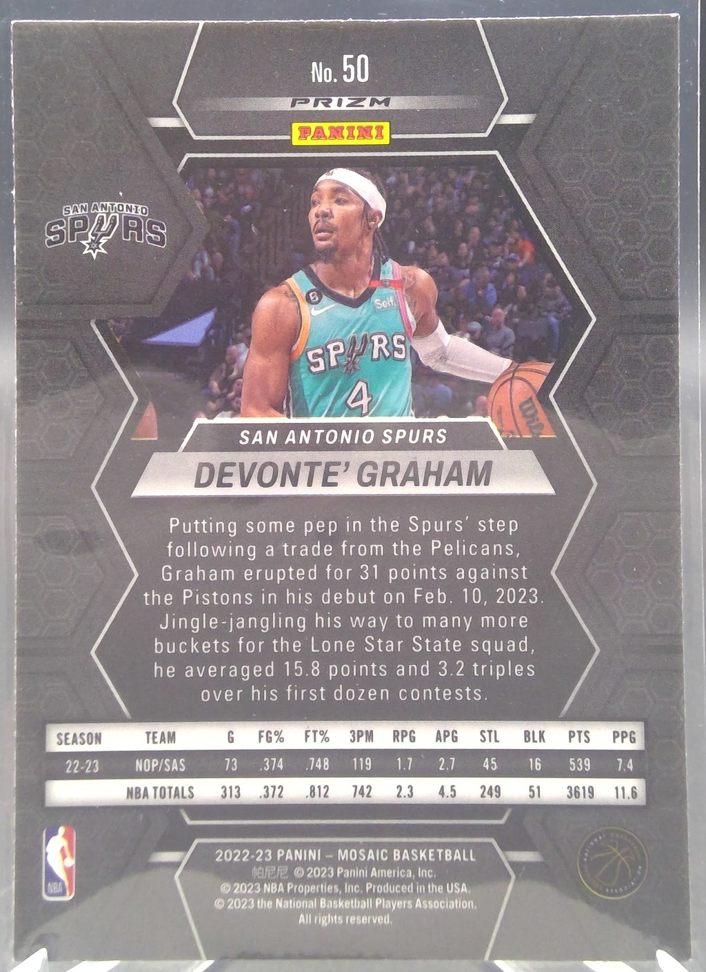 Devonte' Graham #50
