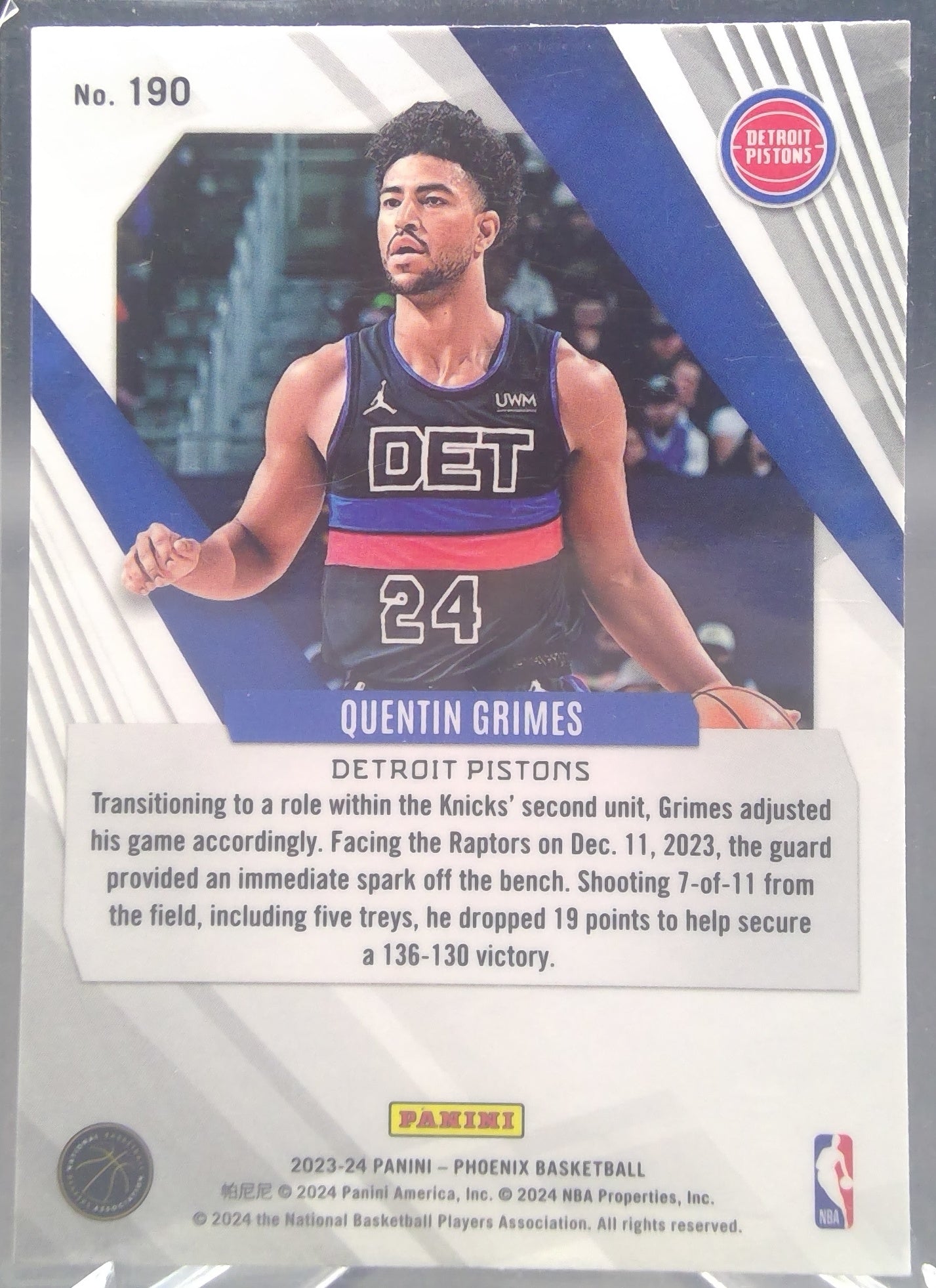 Quentin Grimes #190