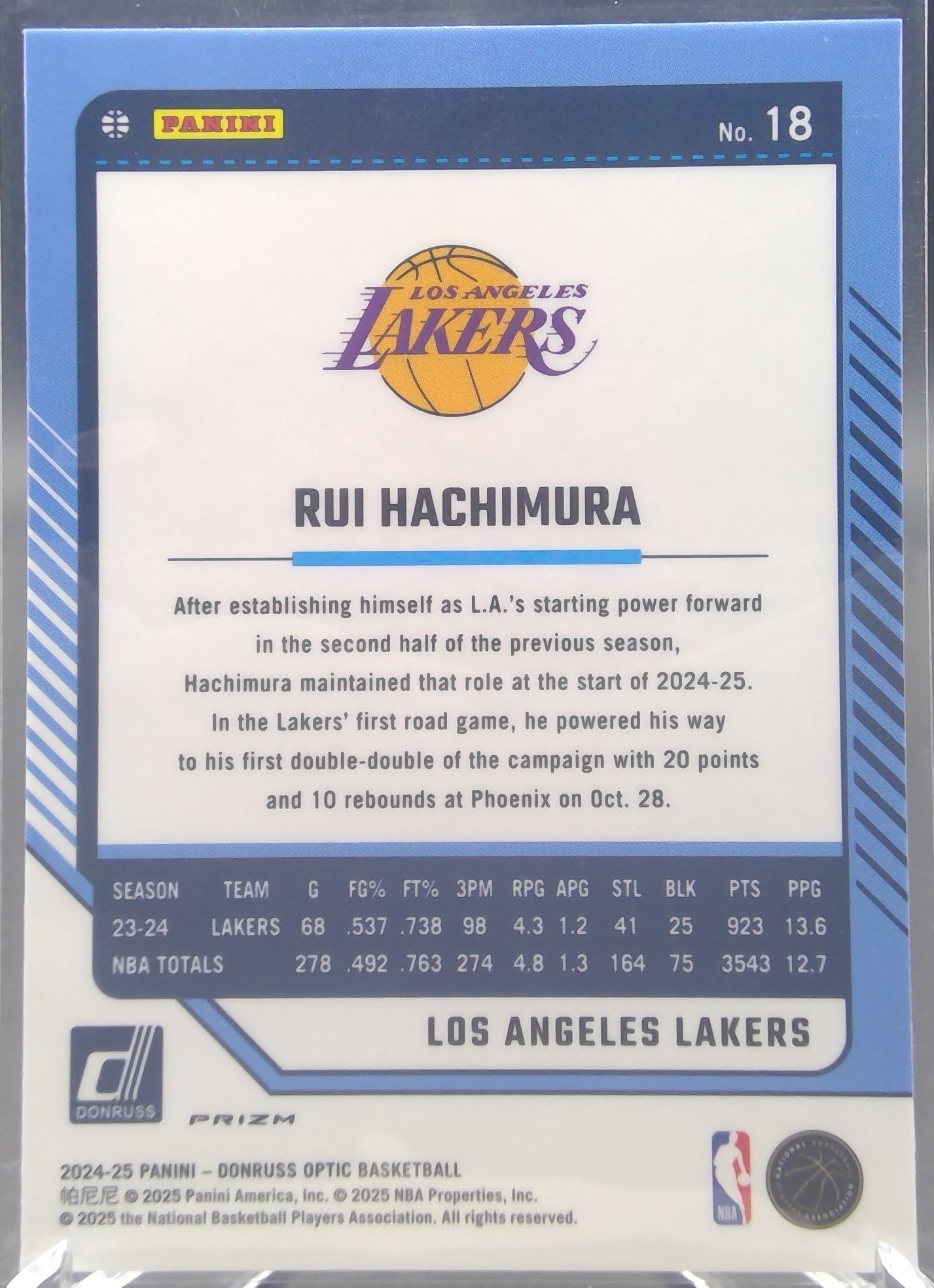 Rui Hachimura #18