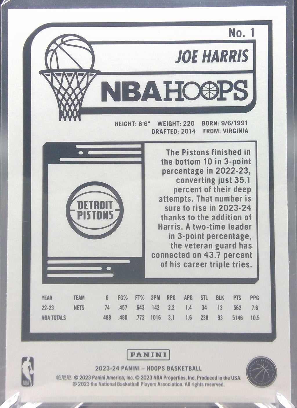 Joe Harris #1