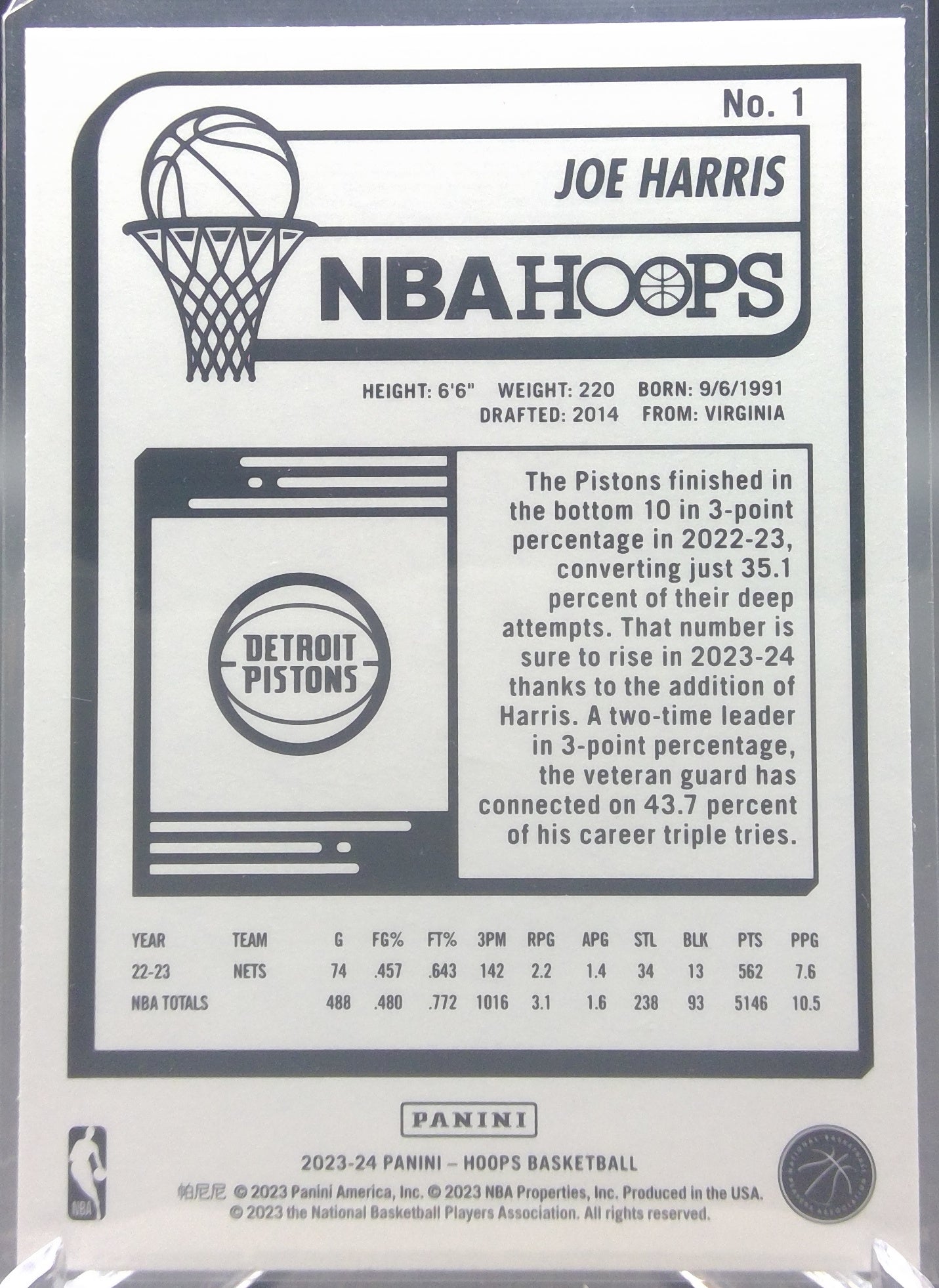 Joe Harris #1
