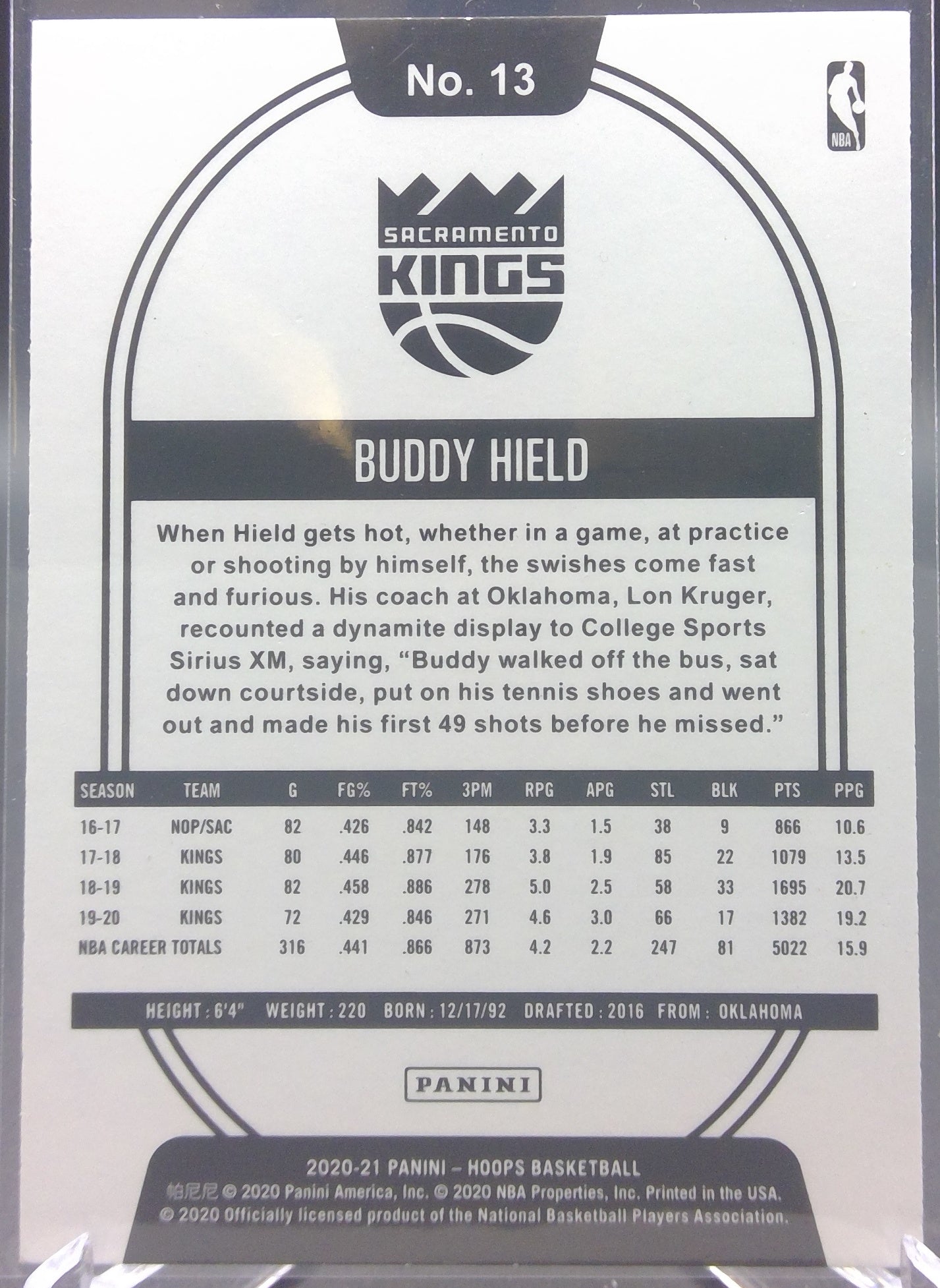 Buddy Hield #13
