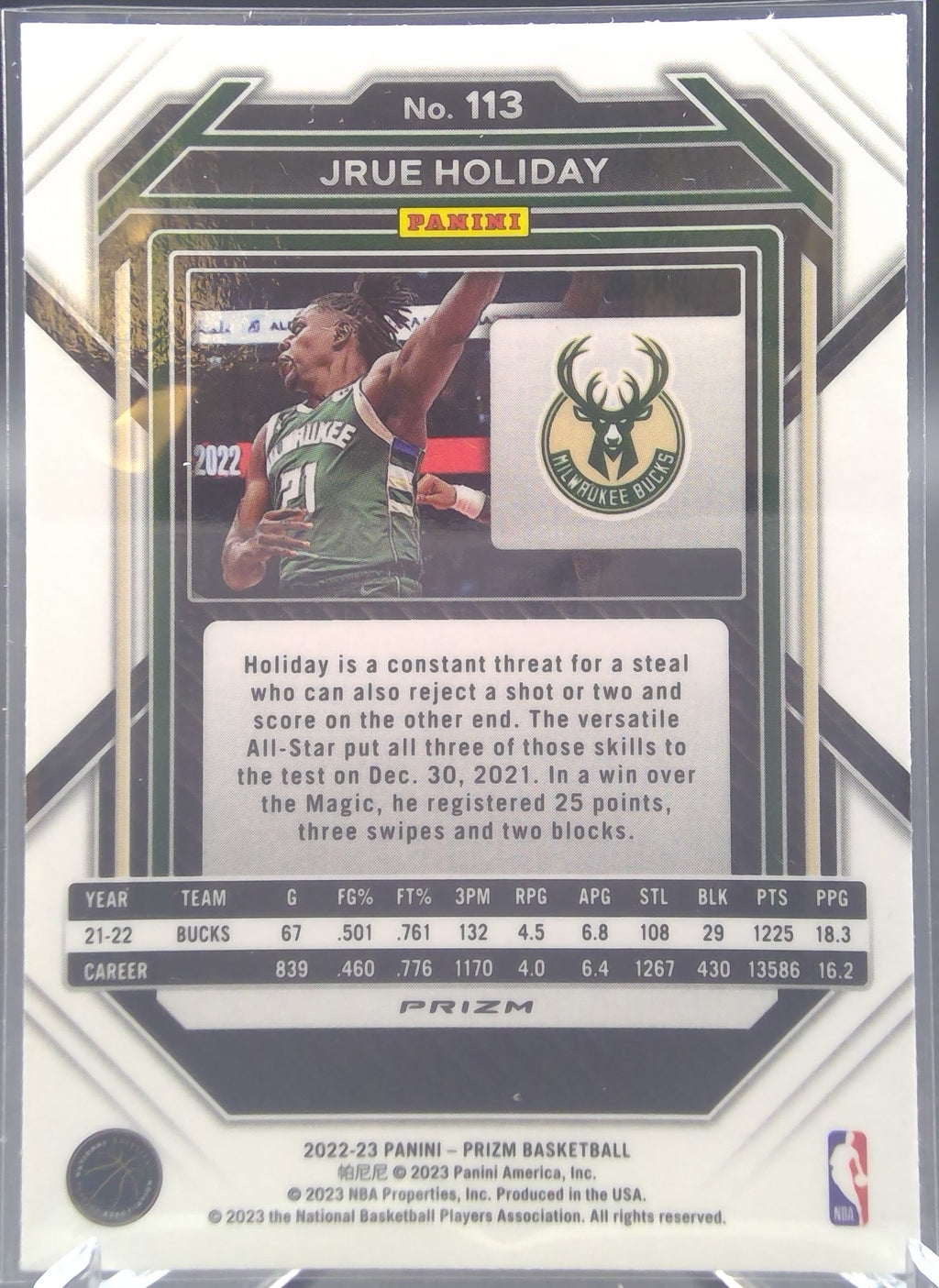 Jrue Holiday #113