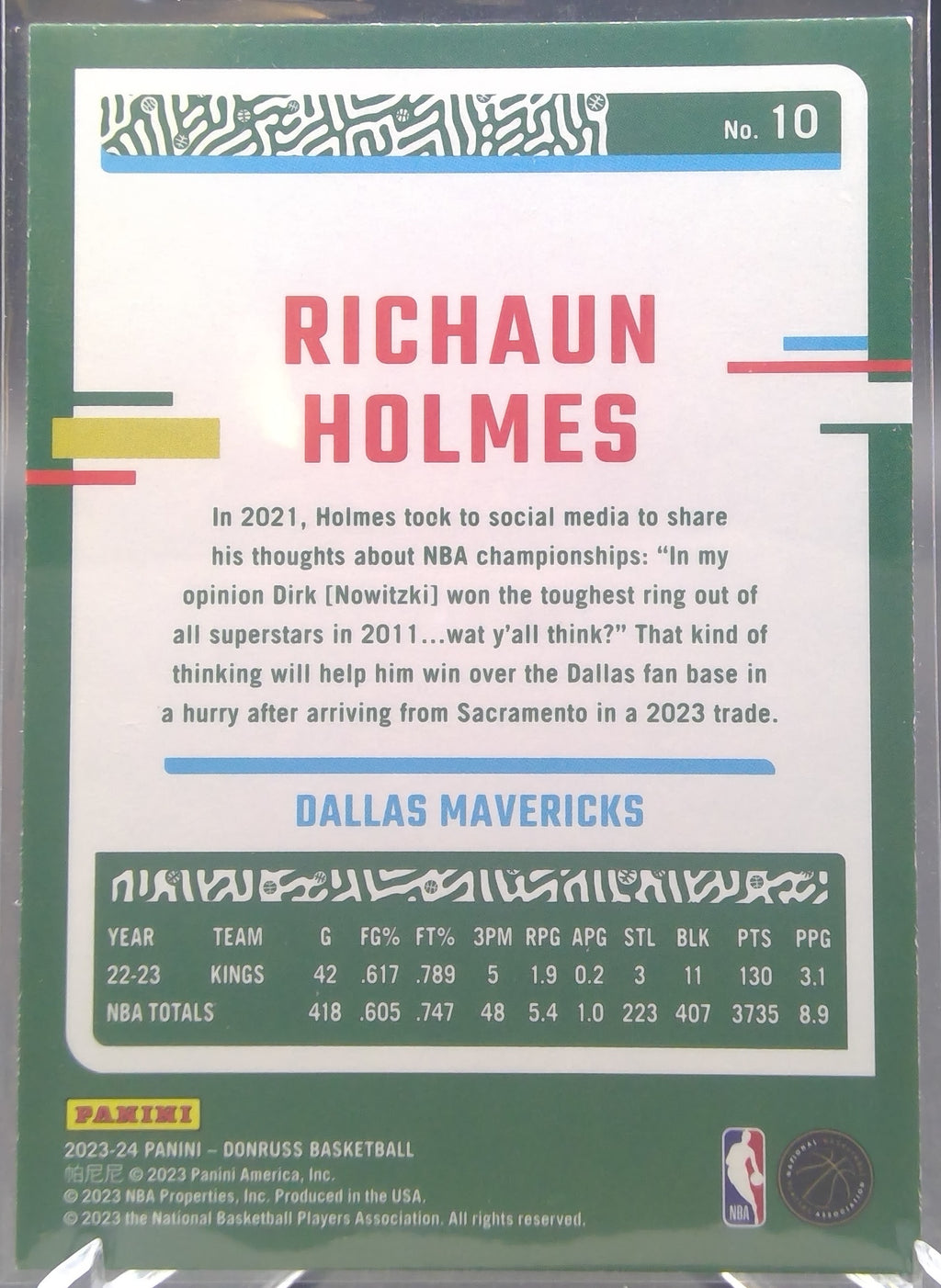 Richaun Holmes #10